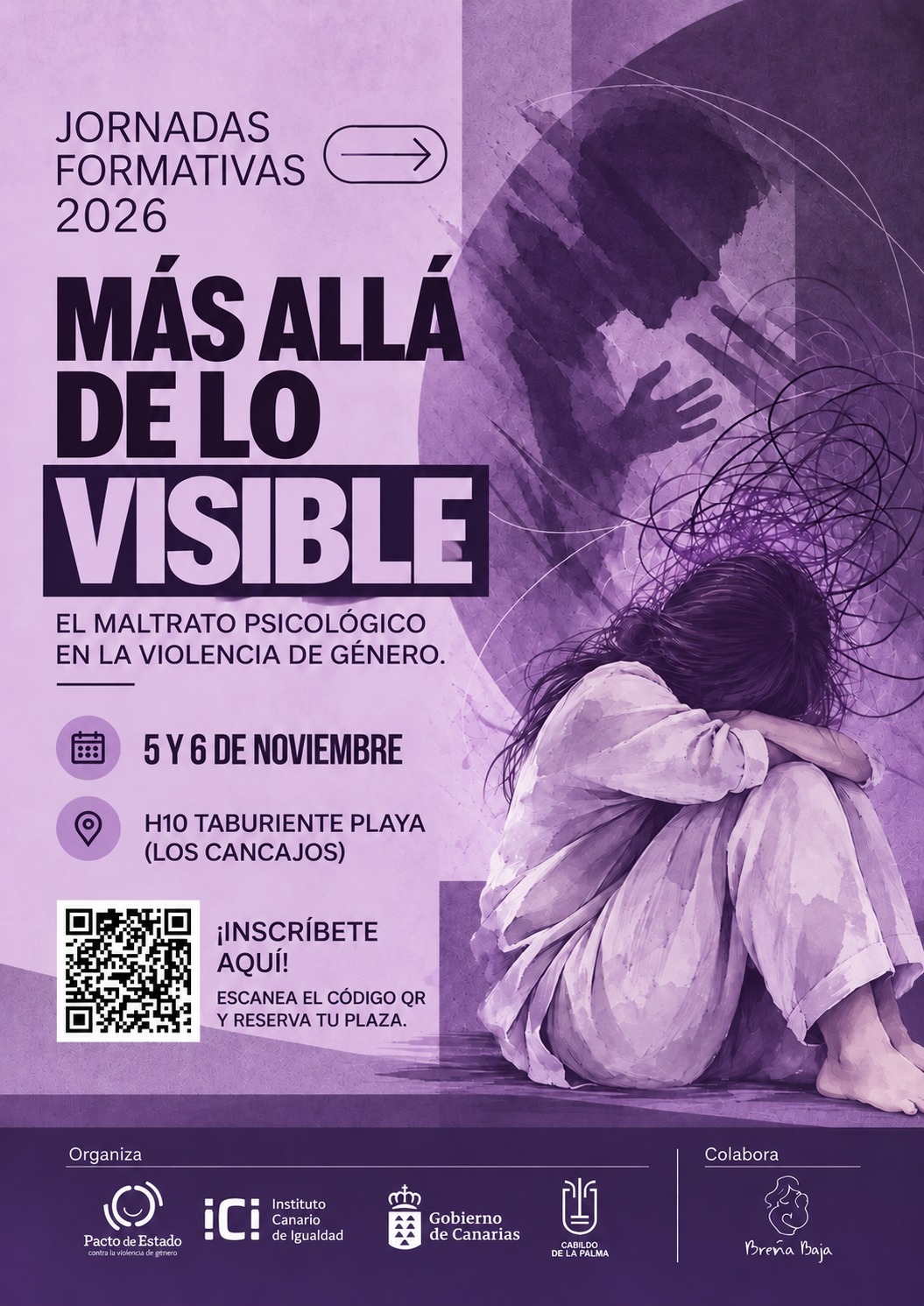 Organizamos en Breña Baja unas jornadas sobre la detección y atención del maltrato psicológico en la violencia de género