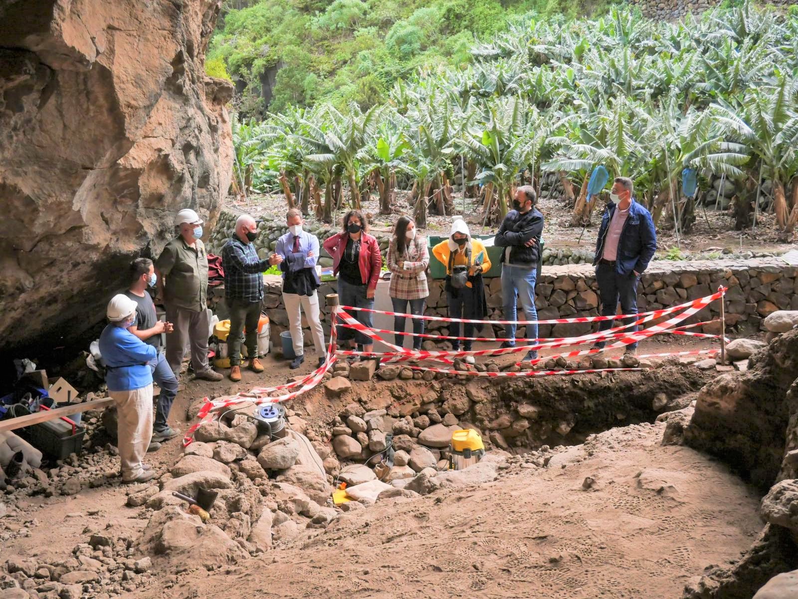 Finaliza la excavación en la Cueva de El Tendal para continuar estudiando la historia aborigen de La Palma