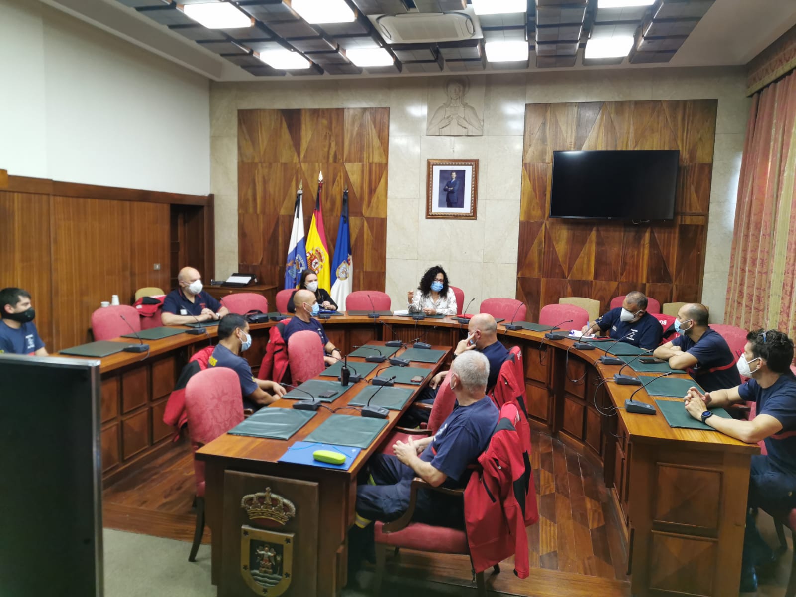 La consejera de Seguridad y Emergencias del Cabildo de La Palma, Nieves Rosa Arroyo