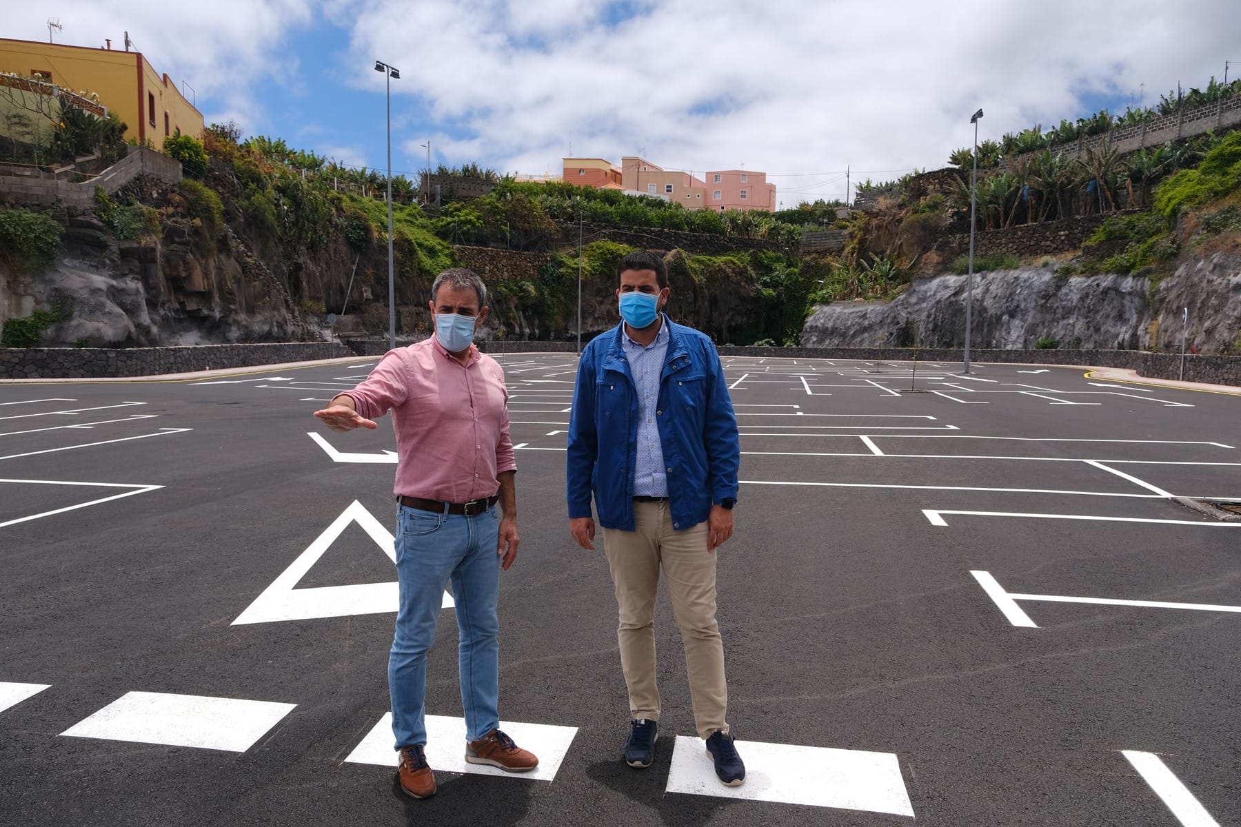 Dotan a la costa de San Andrés y Sauces de una gran superficie de aparcamientos públicos