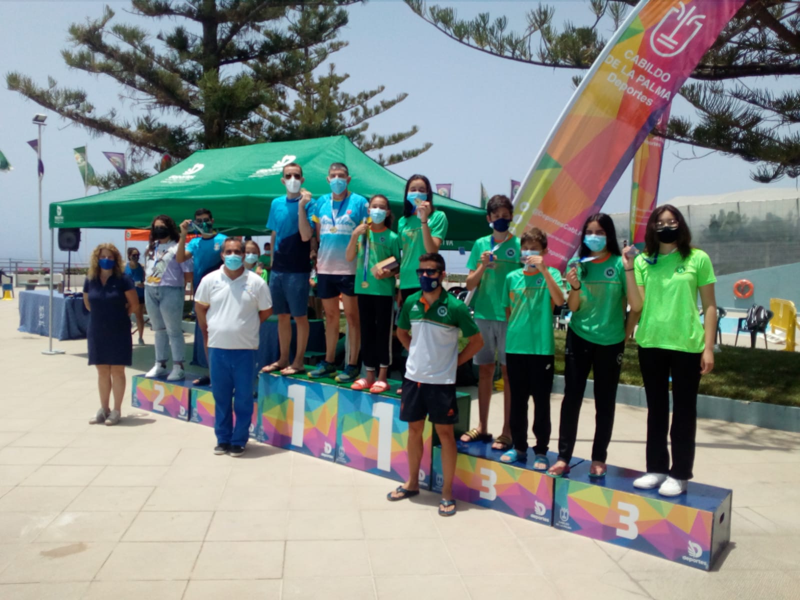 El Cabildo clausura la V Liga Insular de Natación con 110 participantes 