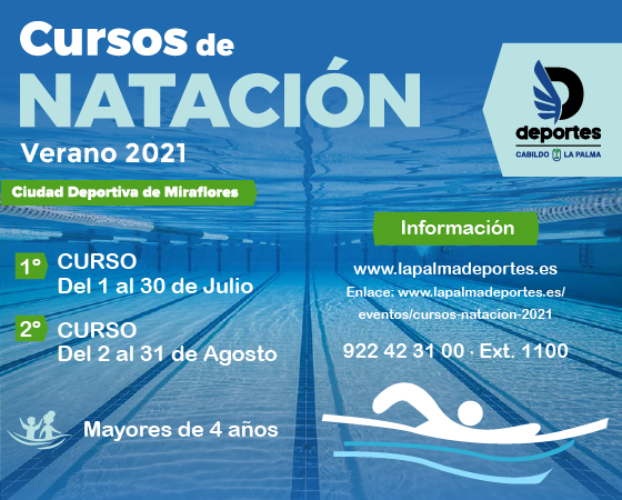 El Cabildo abre el plazo de inscripción para el V Campus Lúdico y los cursos de natación