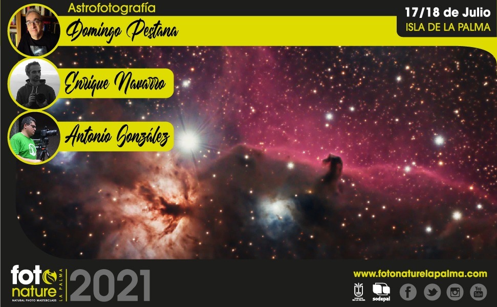 Sodepal vincula los nuevos talleres de Fotonature 2021 al espectacular cielo de La Palma