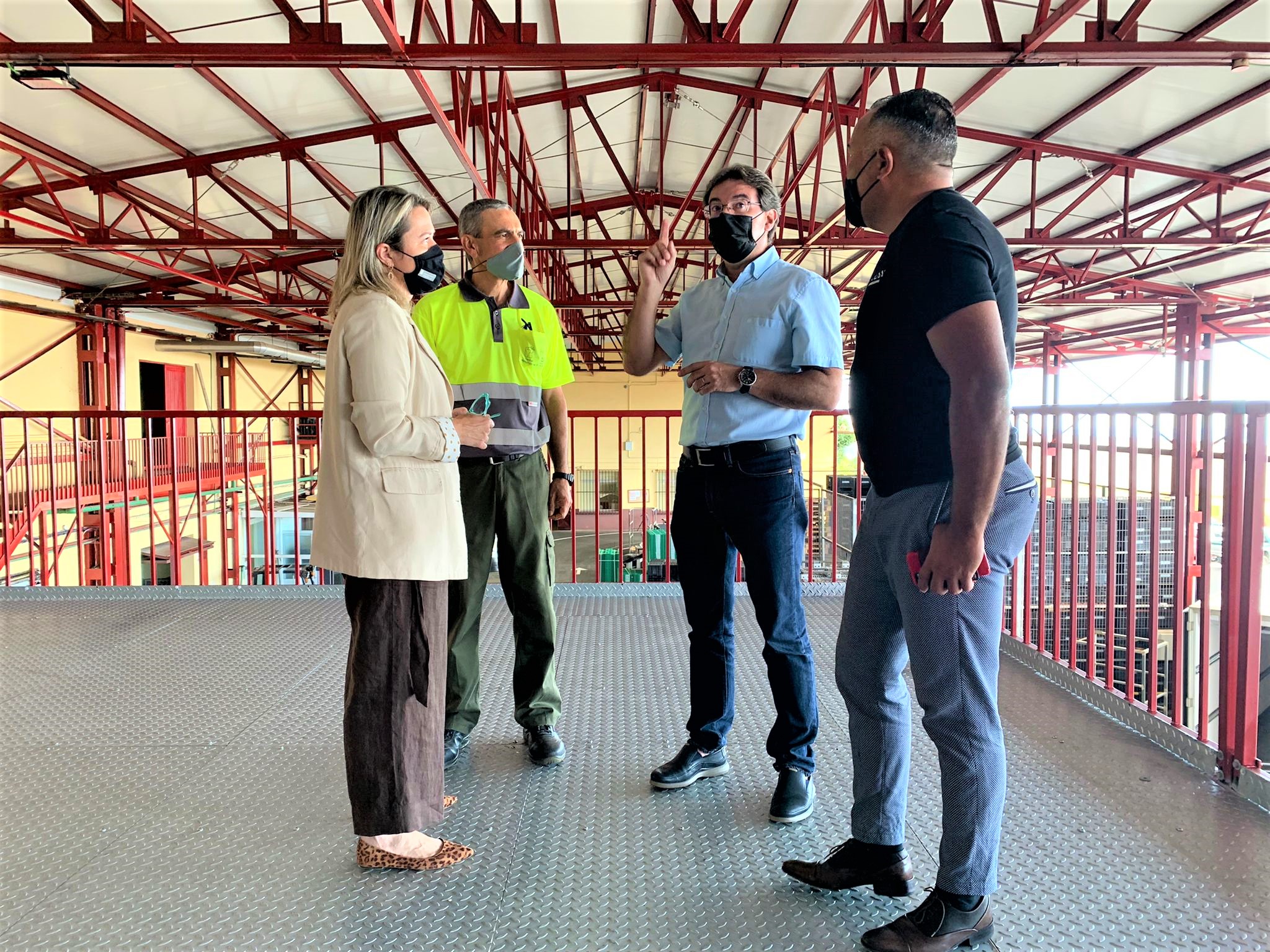 Cabildo y Gobierno de Canarias avanzan en las obras de reorganización de la Central Hortofrutícola 