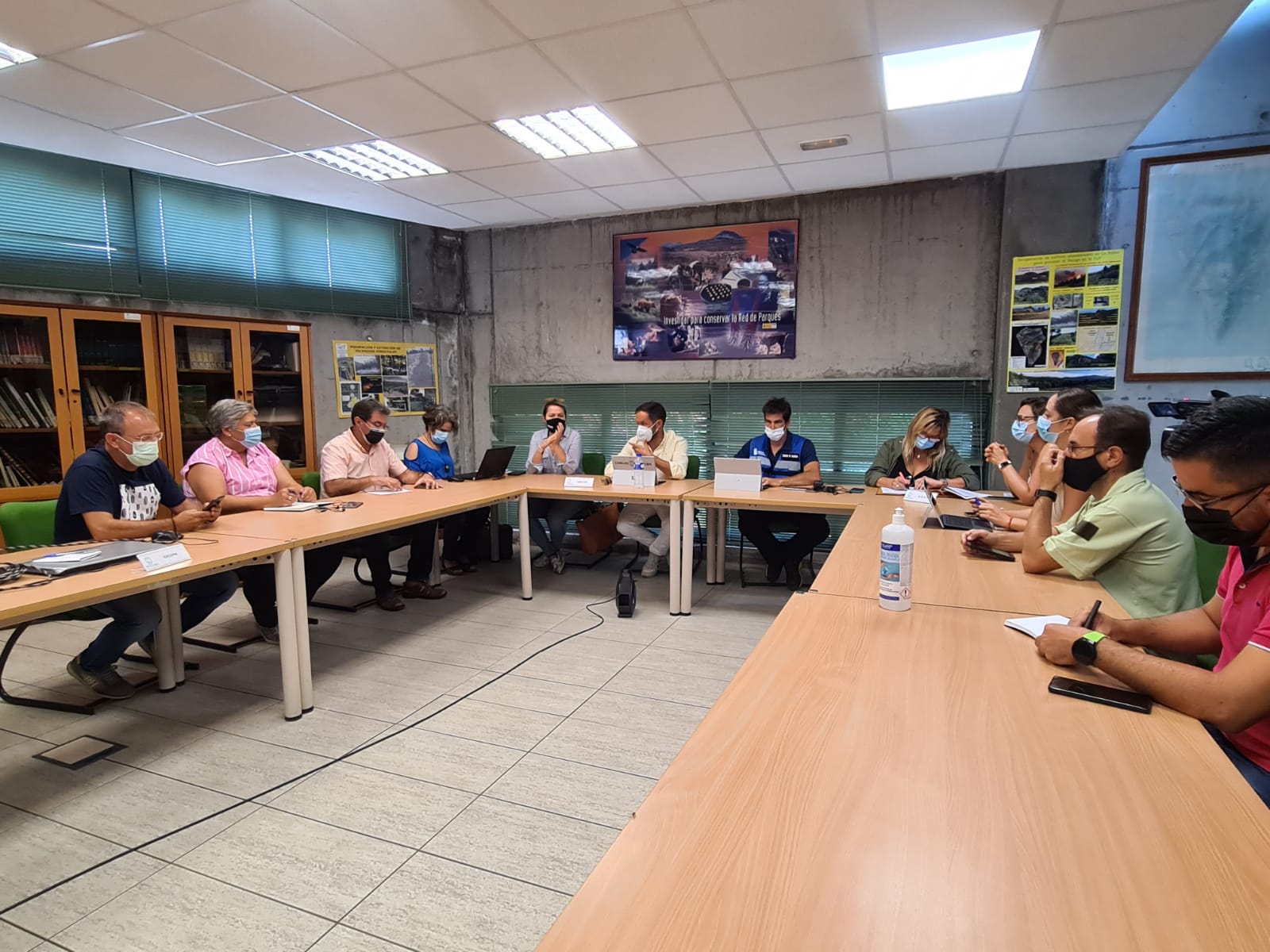 Reunión ayudas incendio El Paso y Los Llanos de Aridane