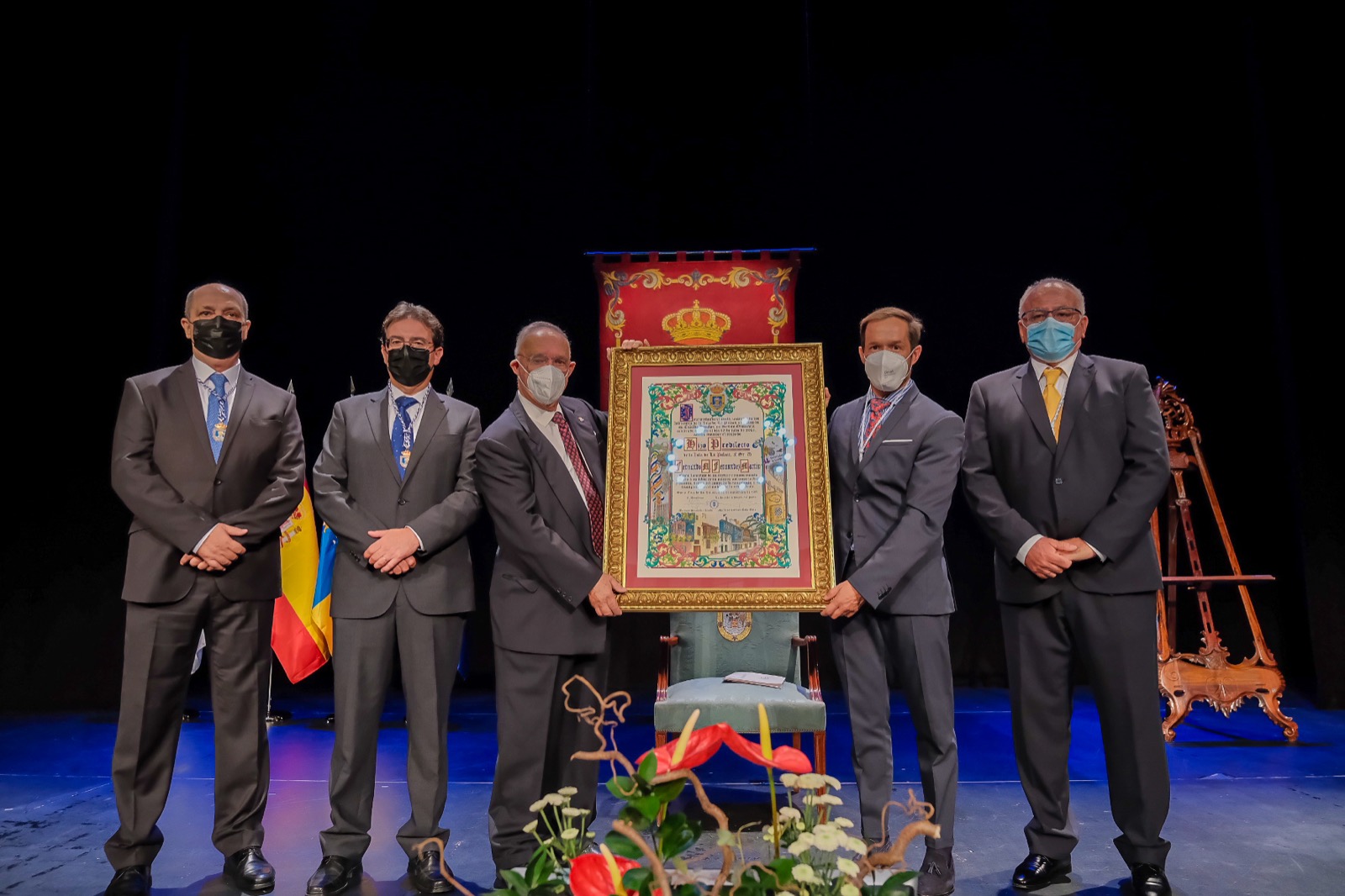 Acto de reconocimiento a Fernando Fernández como Hijo Predilecto de La Palma