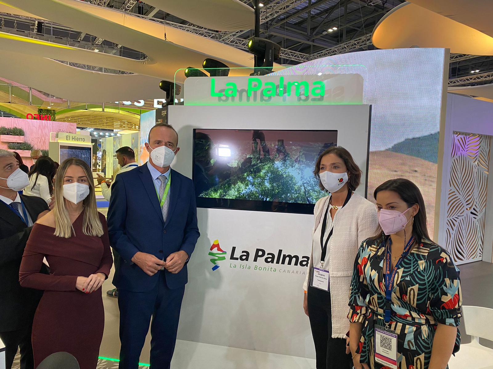 La Palma se afianza en la World Travel Market como un destino seguro y preparado para afrontar la emergencia volcánica