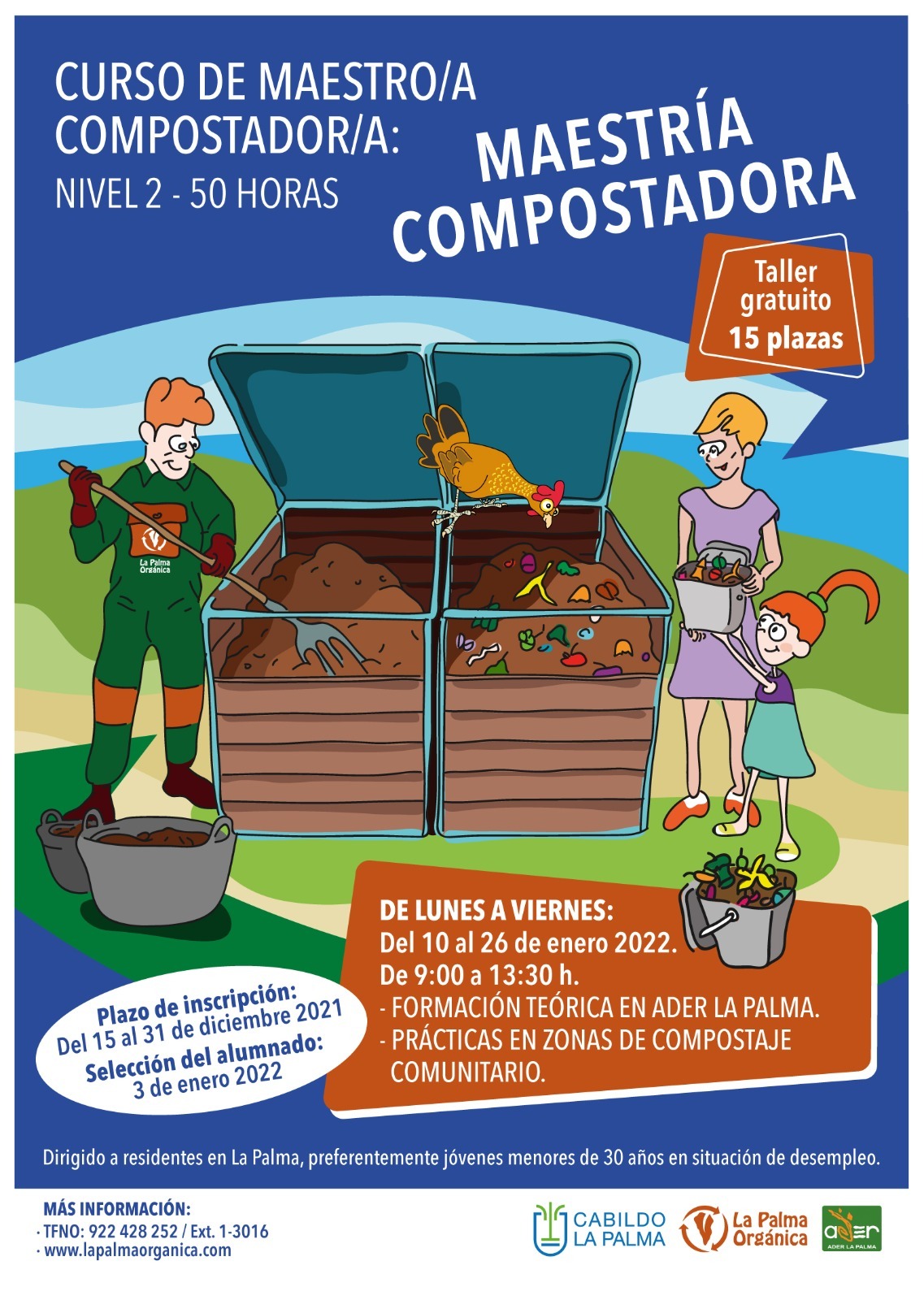El Cabildo organiza el taller de Maestría Compostadora Nivel 2