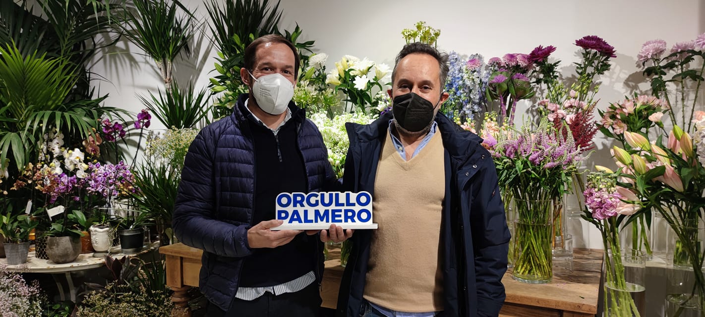 Mariano Zapata destaca el talento de David Heríquez, el palmero cofundador de la empresa de flores y eventos Floreale