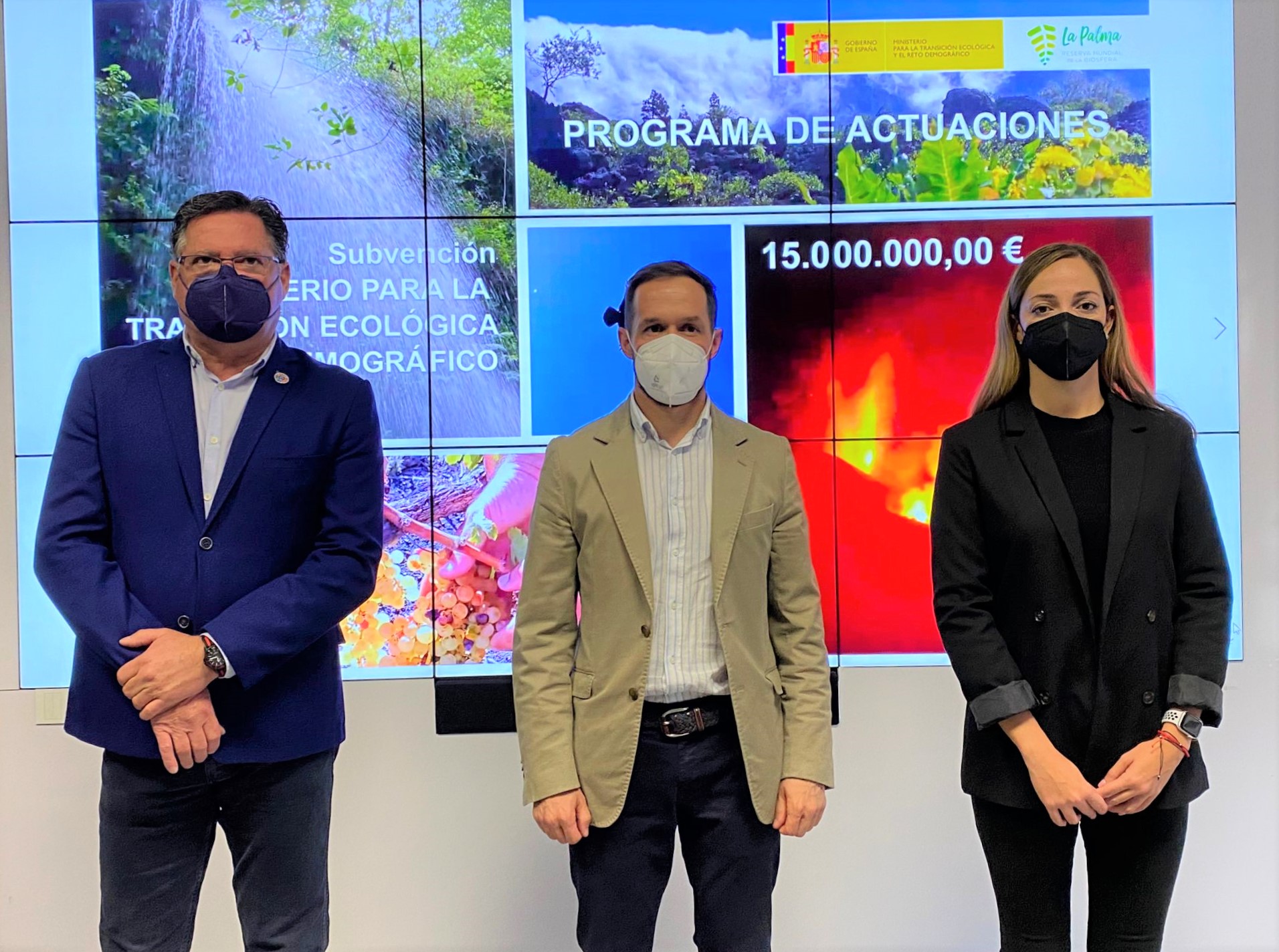 Reserva de la Biosfera y Cabildo de La Palma presentan los ejes de acción de la subvención de 15 millones para la recuperación de La Palma