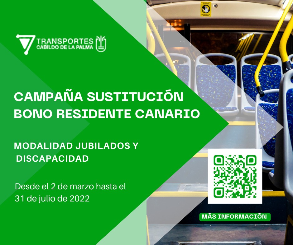 El Cabildo inicia una campaña para sustituir los bonos de residentes canarios en las modalidades de jubilado y discapacidad