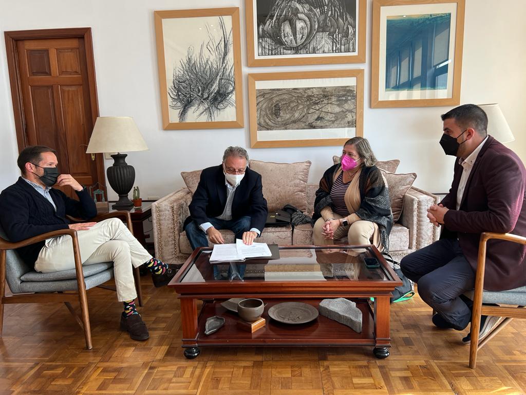El Cabildo aborda las labores de recuperación con el Colegio de Ingenieros de Obras Públicas de La Palma