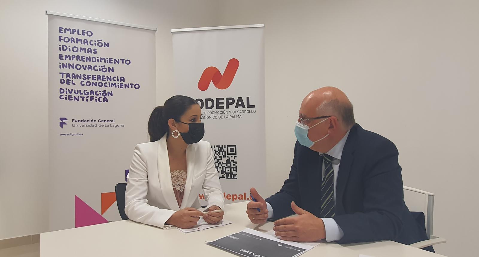 La Fundación ULL y Sodepal firman un convenio para contribuir a la innovación del tejido empresarial en La Palma