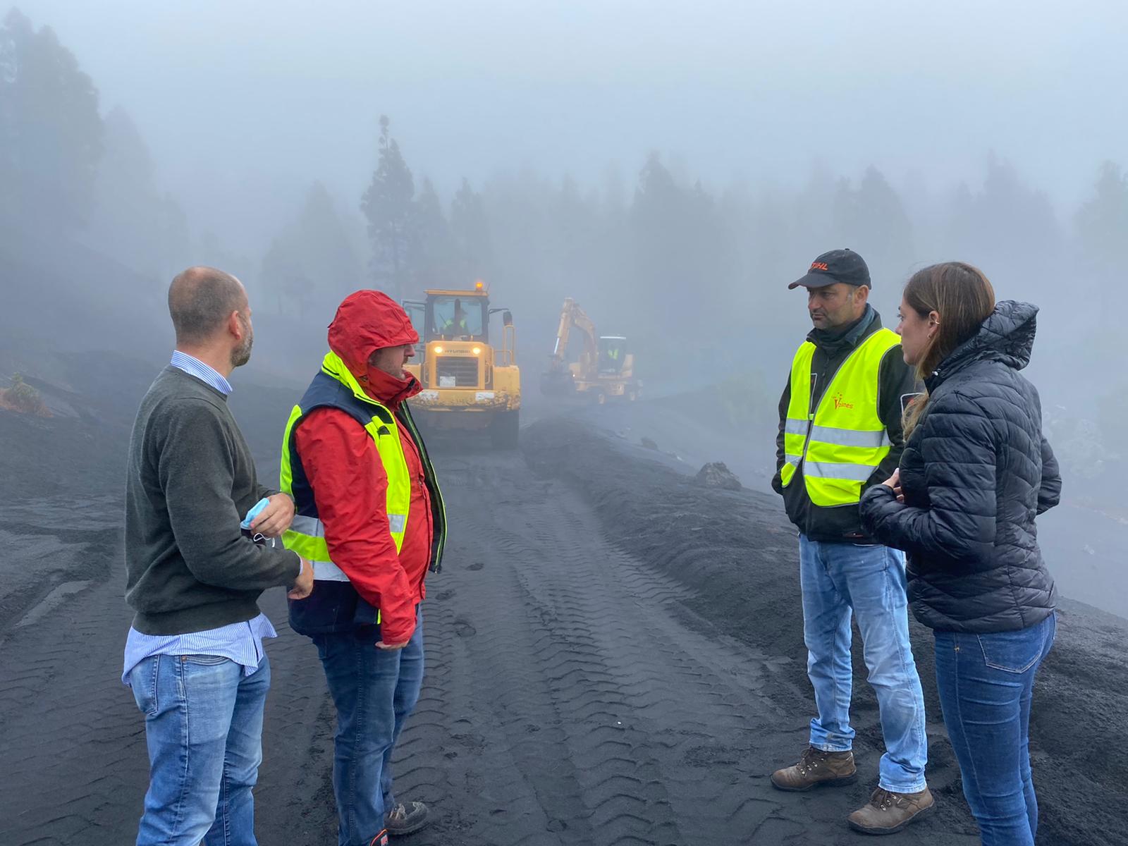 El Cabildo comienza las obras de emergencia para la adecuación de la pista forestal Fran Santana