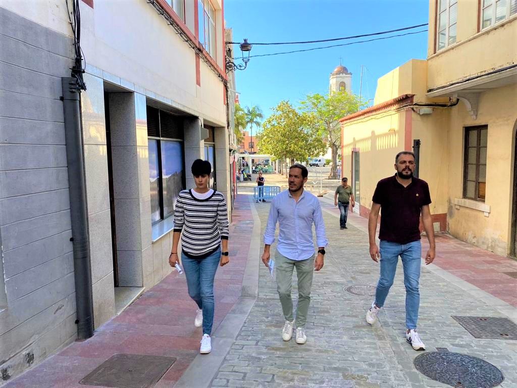 El Cabildo remodela el centro de San Andrés y Sauces para potenciar el comercio y los servicios de la población