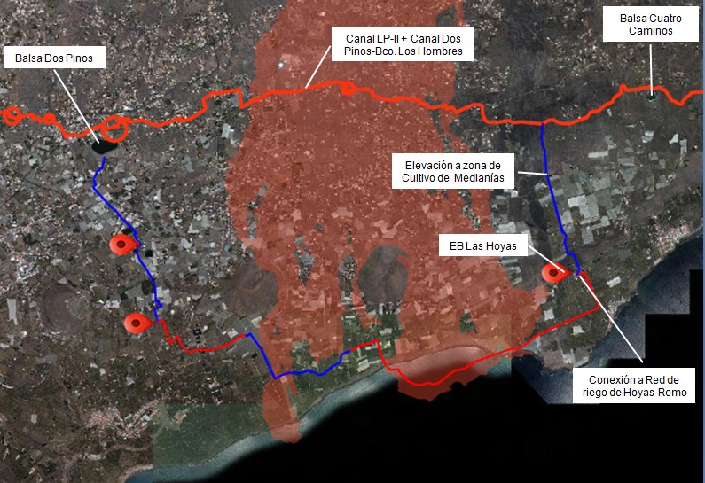 El Consejo Insular de Aguas invertirá 5 millones para recuperar el agua de riego en la Costa del Valle de Aridane
