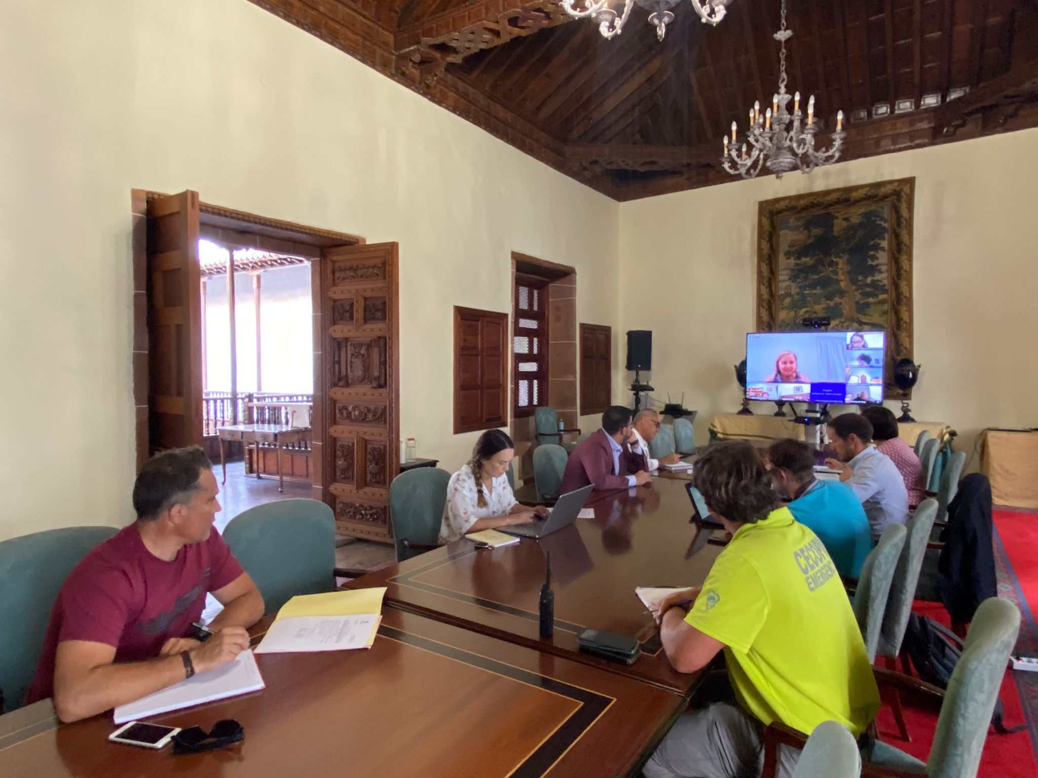 El Cabildo permitirá el acceso de los vecinos de una parte de Los Lajones, en Puerto Naos, a sus viviendas a partir de la próxima semana