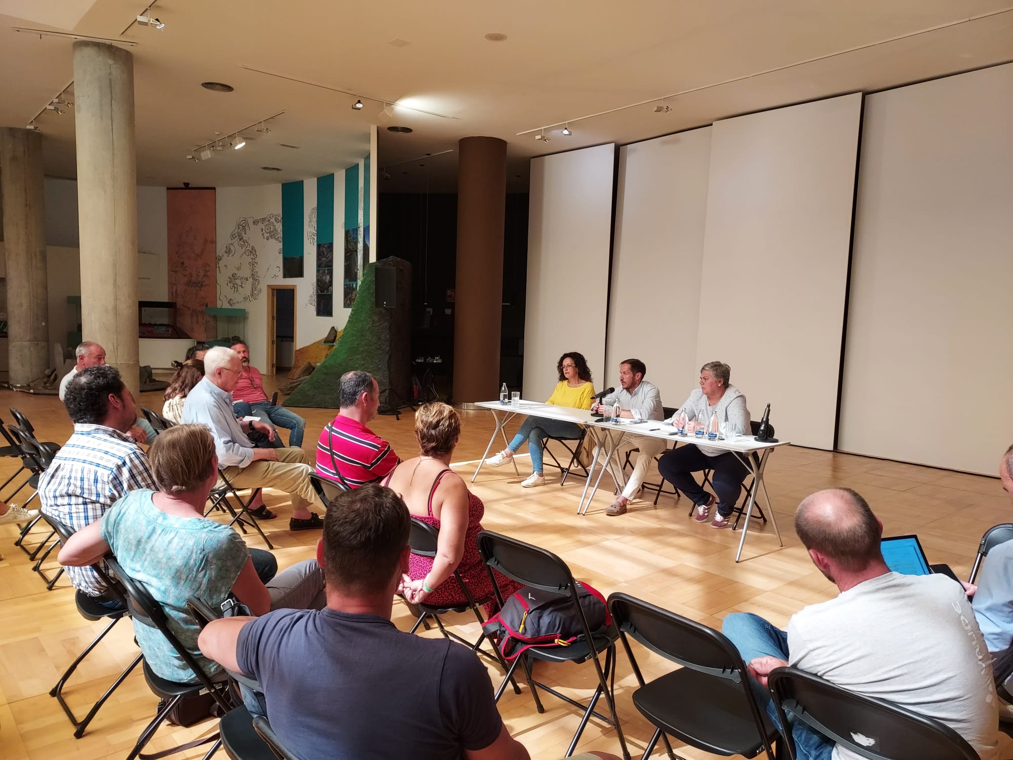 Cabildo de La Palma no cesa en su empeño de devolver la normalidad a Puerto Naos cuanto antes