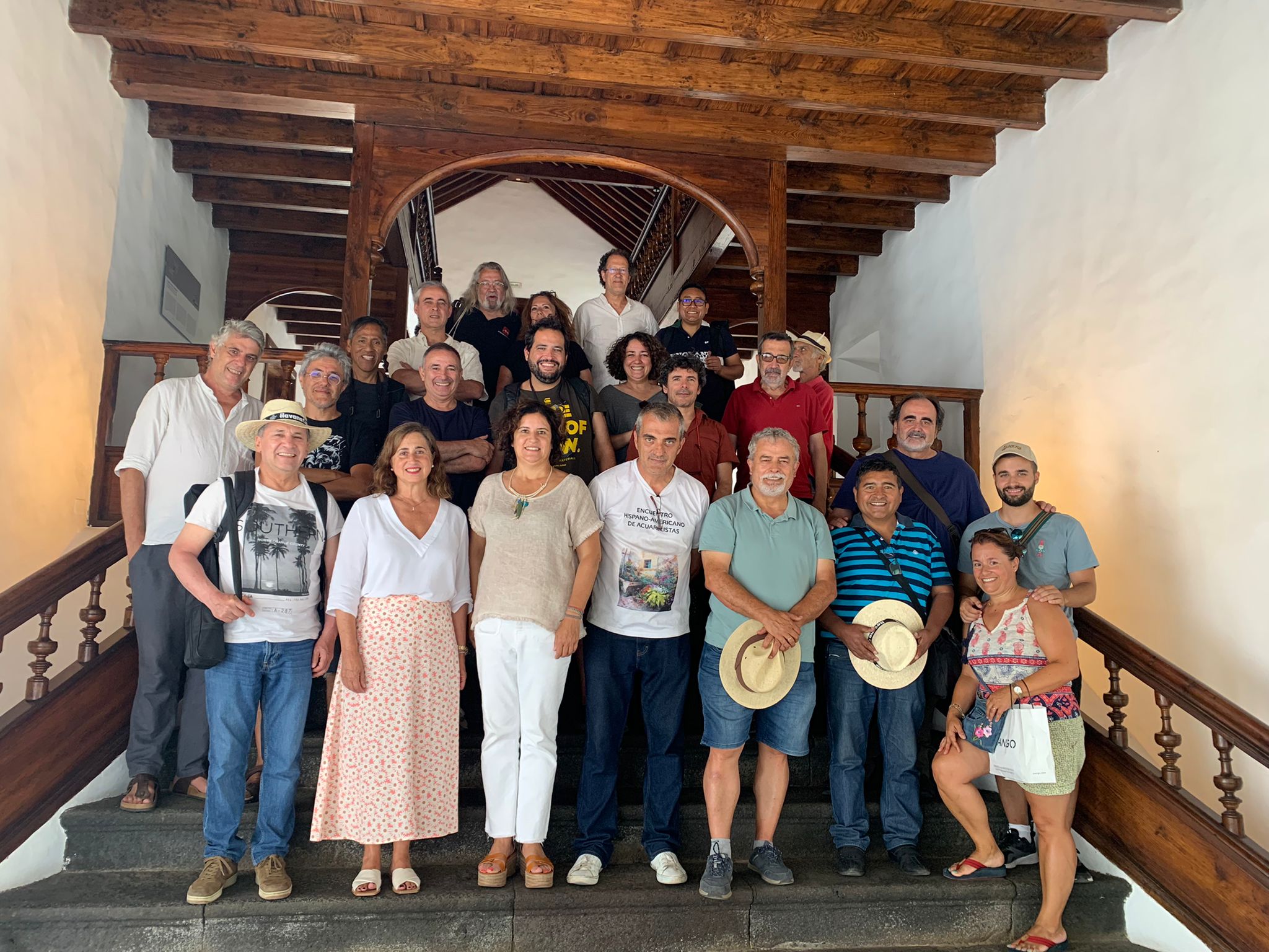 El Cabildo apoya el I Encuentro Hispanoamericano de Acuarelistas ‘Antonio González Suárez’ en El Paso