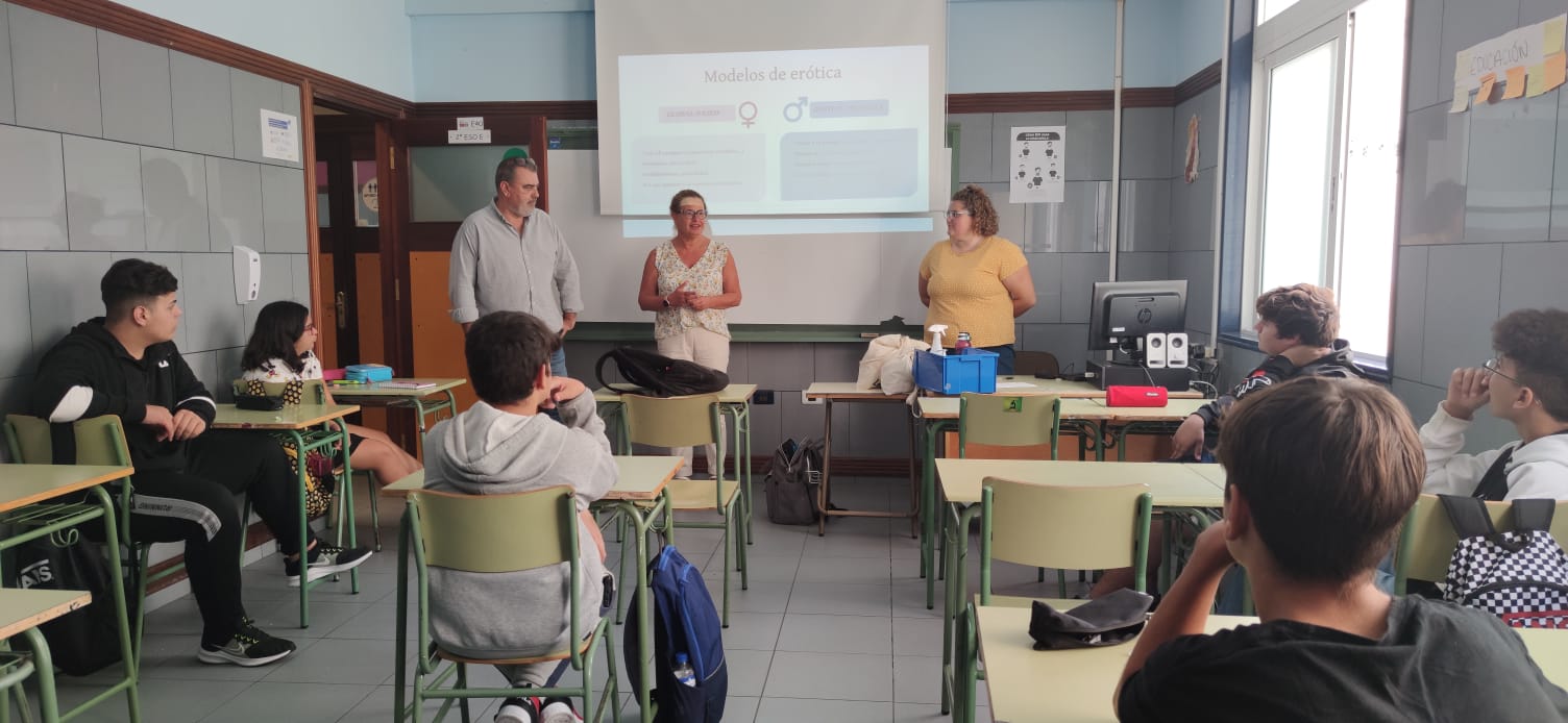 El Cabildo imparte talleres especializados en materia afectivo-sexual al alumnado del Valle de Aridane
