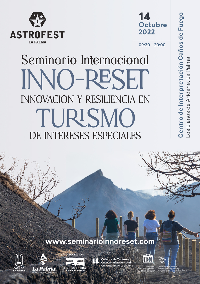 La Palma acoge el Seminario Internacional Inno-Reset 2022 para avanzar en la innovación y resiliencia en destinos turísticos 
