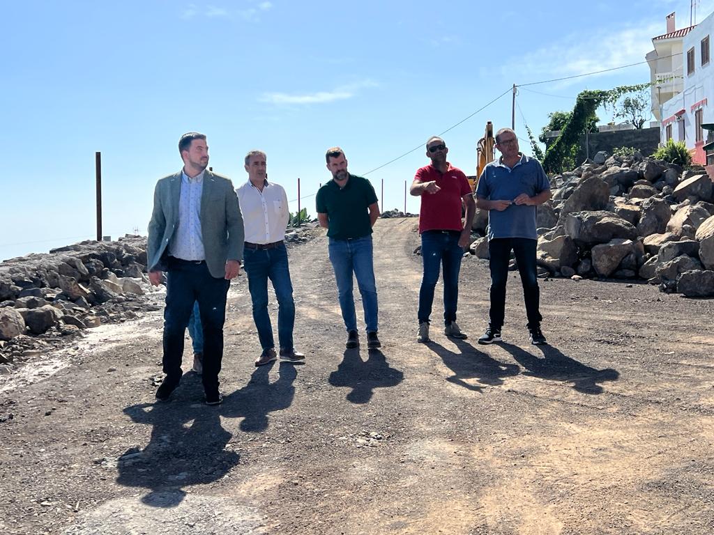 Las obras de la Calle Nueva El Drago avanzan y ya se ha ejecutado un 30% de los trabajos	