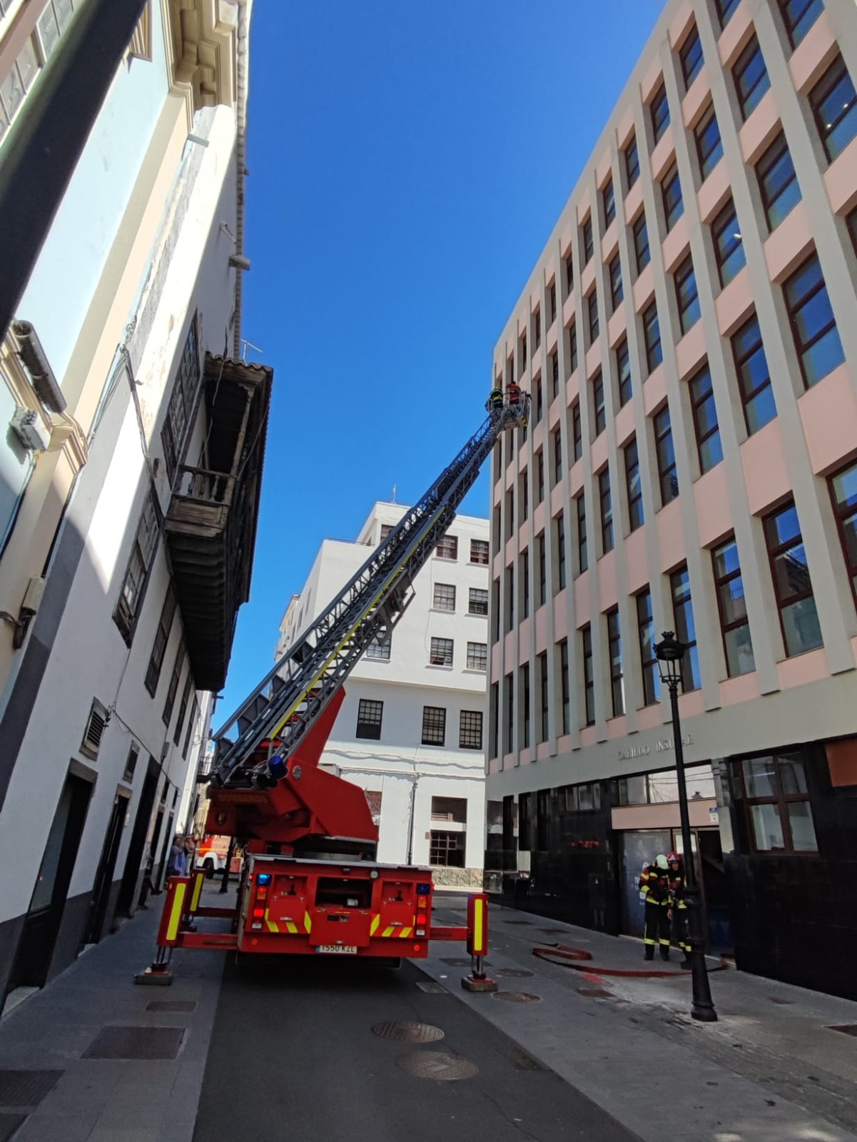 El Cabildo realiza un simulacro en sus instalaciones para cumplir con el Reglamento de Autoprotección autonómico