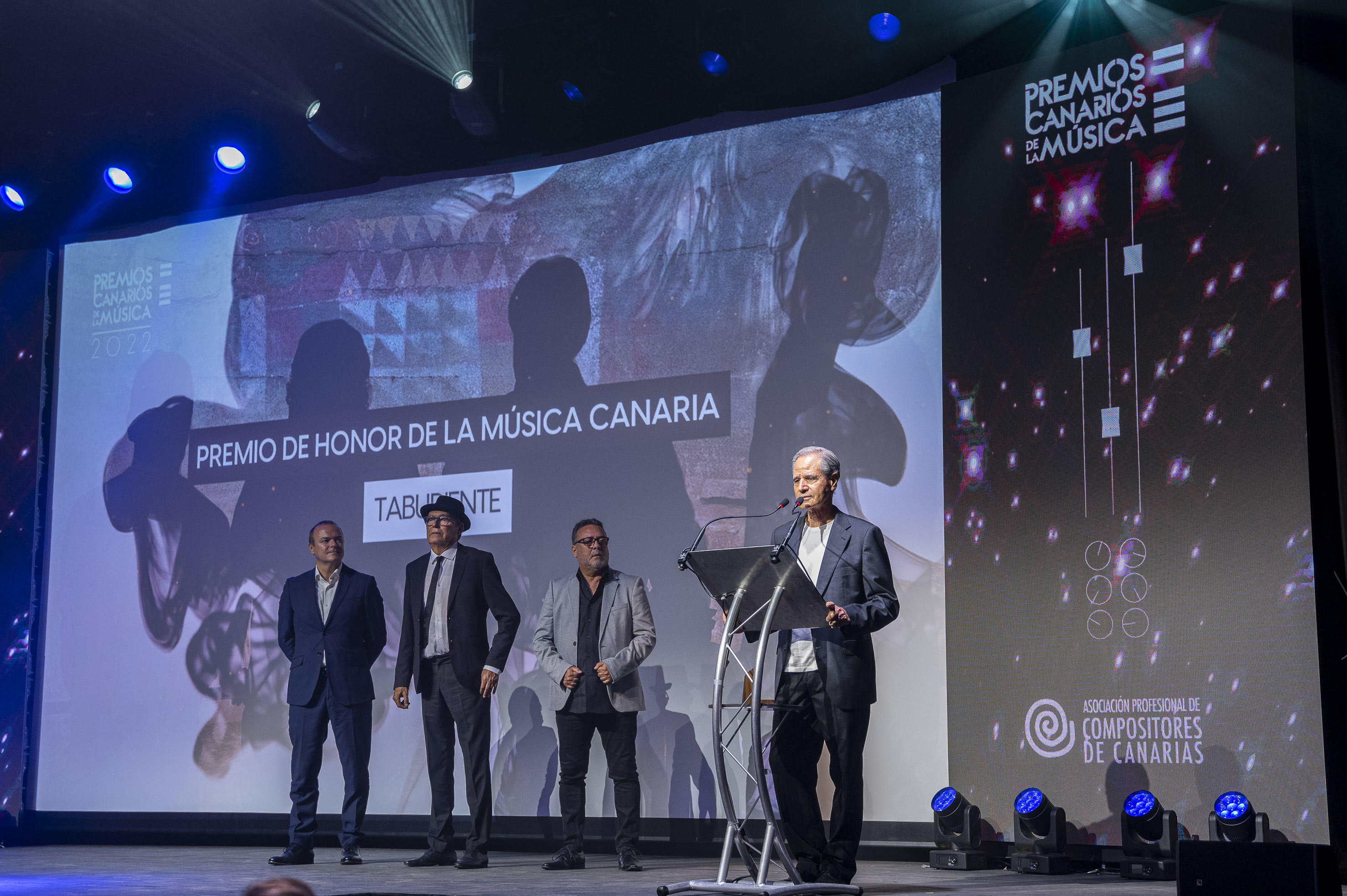 El Cabildo felicita al grupo Taburiente por recibir el galardón de honor en los Premios Canarios de la Música