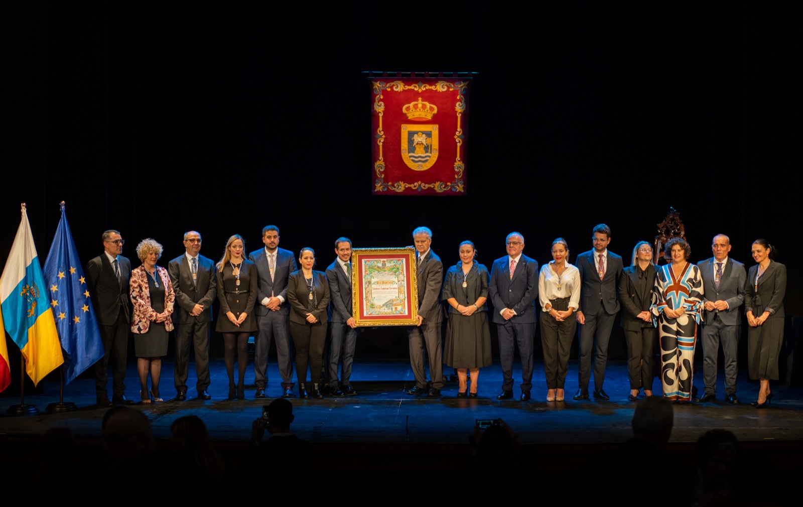 Humberto Guadalupe recibe el título de Hijo Predilecto de La Palma 