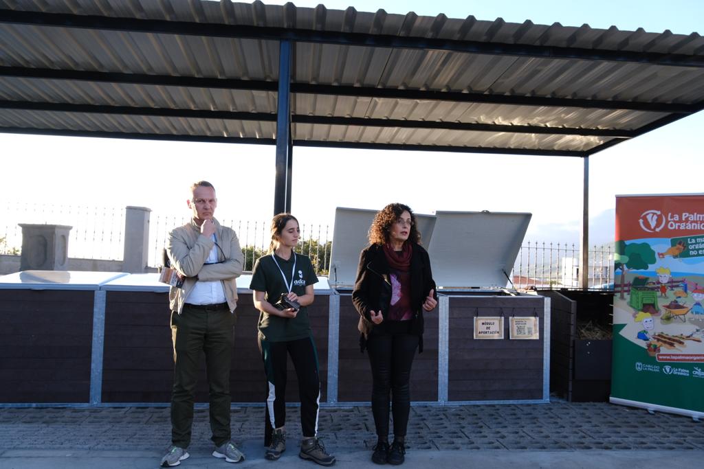 El Cabildo pone en marcha en El Paso una nueva Zona de Compostaje Comunitario