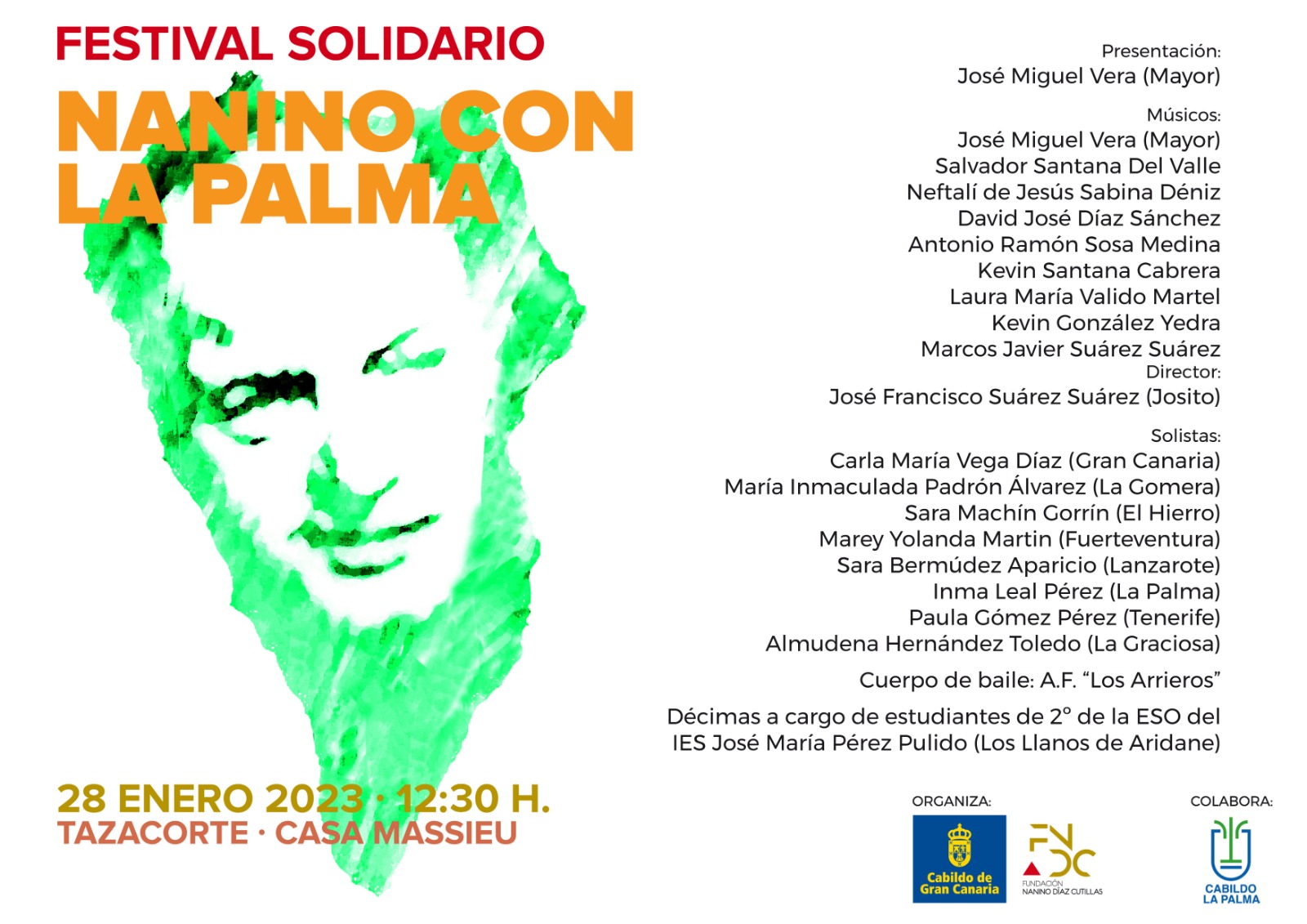 La Casa Massieu acoge a las mejores cantautoras de Canarias en el concierto ‘Nanino con La Palma’