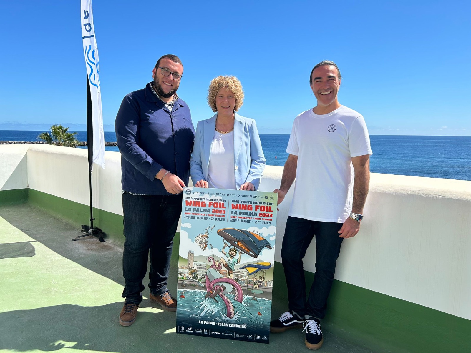 Sodepal logra traer a la playa de Santa Cruz de La Palma el Campeonato Mundial Júnior de Wingfoil 2023