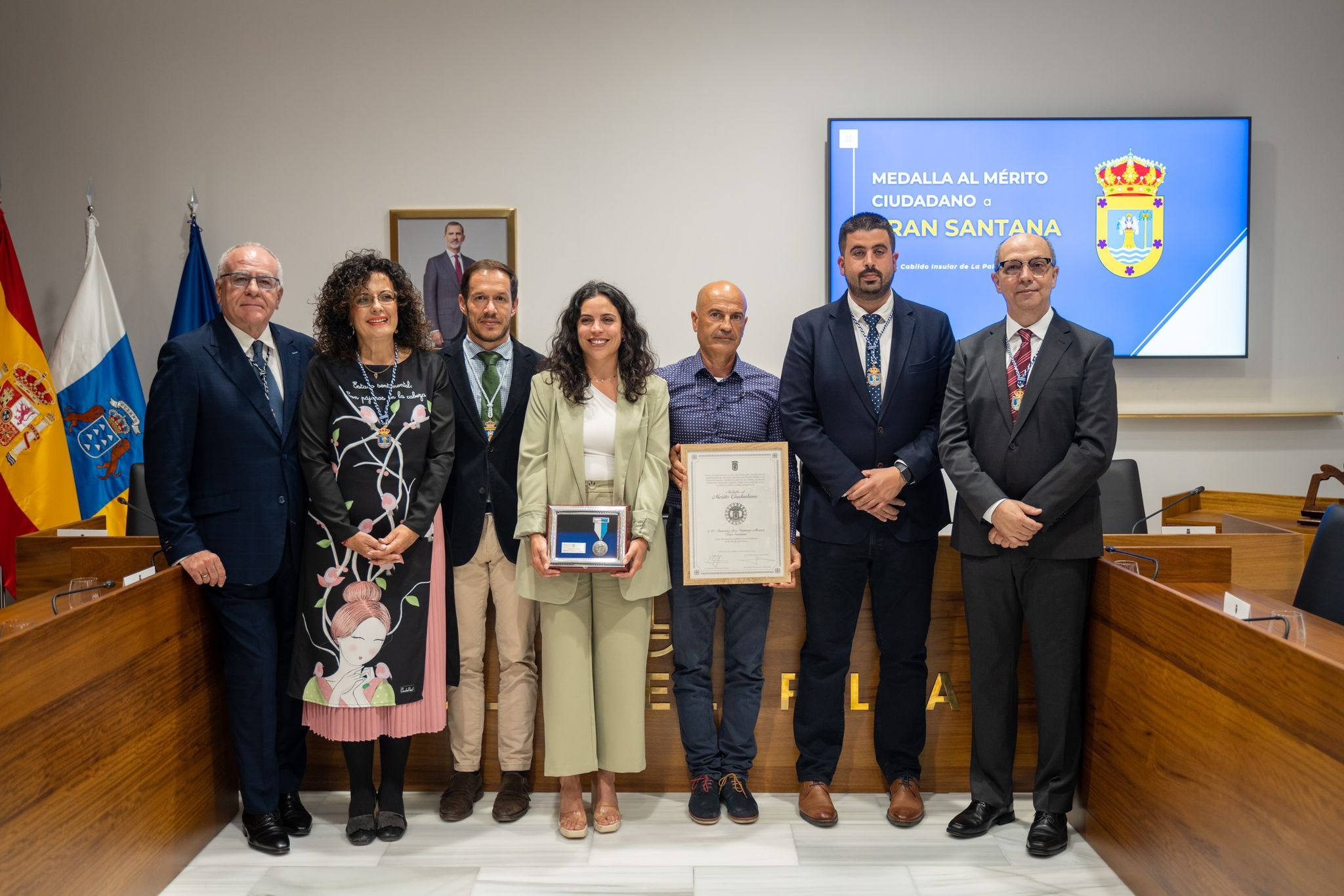 Medalla Mérito Civil Fran Santana