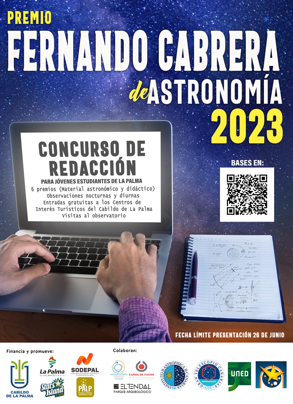 El Cabildo aprueba una nueva edición del Premio Fernando Cabrera de Astronomía 2023