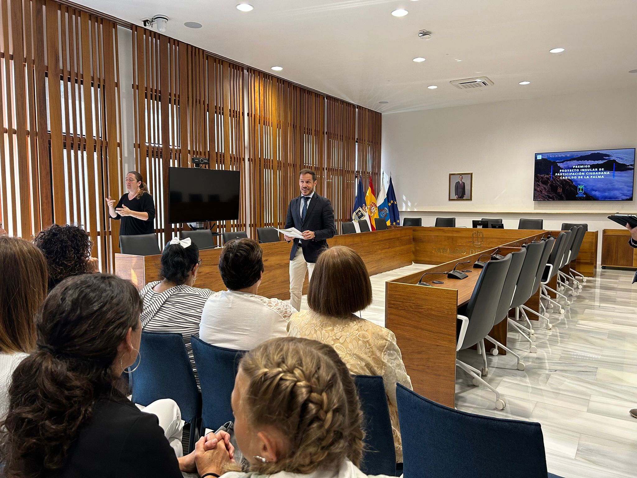 El Cabildo entrega los premios del Proyecto Insular de Participación Ciudadana 