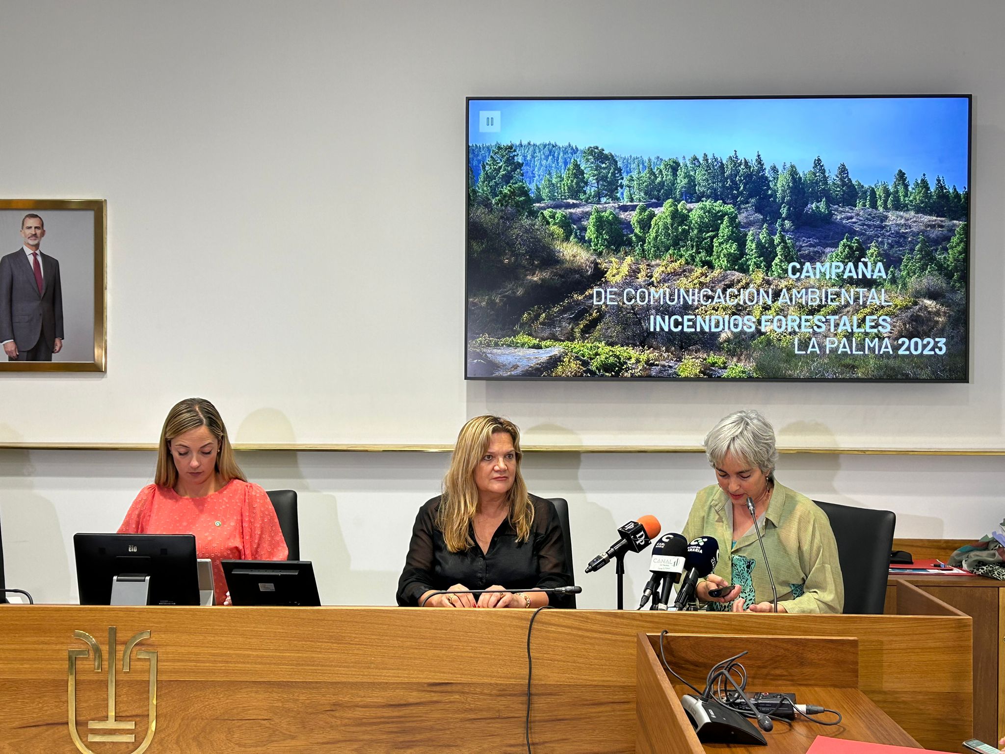 La Palma pone en marcha el programa de concienciación de la campaña contra incendios de este año bajo el lema ‘Porque la quieres, ni un descuido’