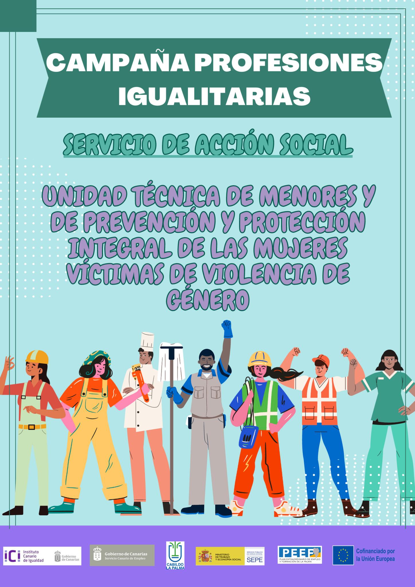 El Cabildo lanza una campaña de sensibilización para fomentar las profesiones igualitarias 