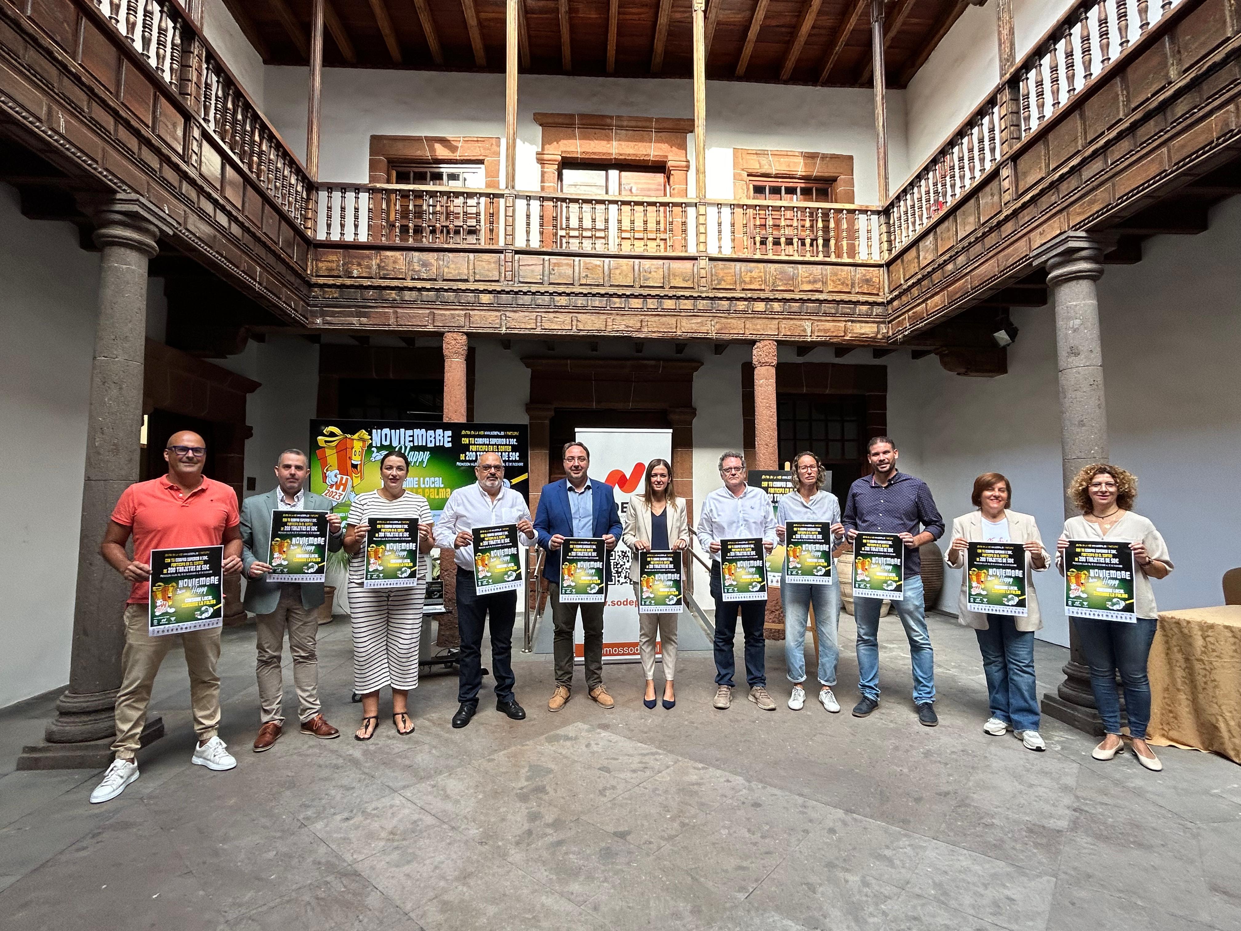 El Cabildo sortea 10.000 euros en 200  bonos de consumo para comprar hasta el 31 de enero en los comercios de la Isla