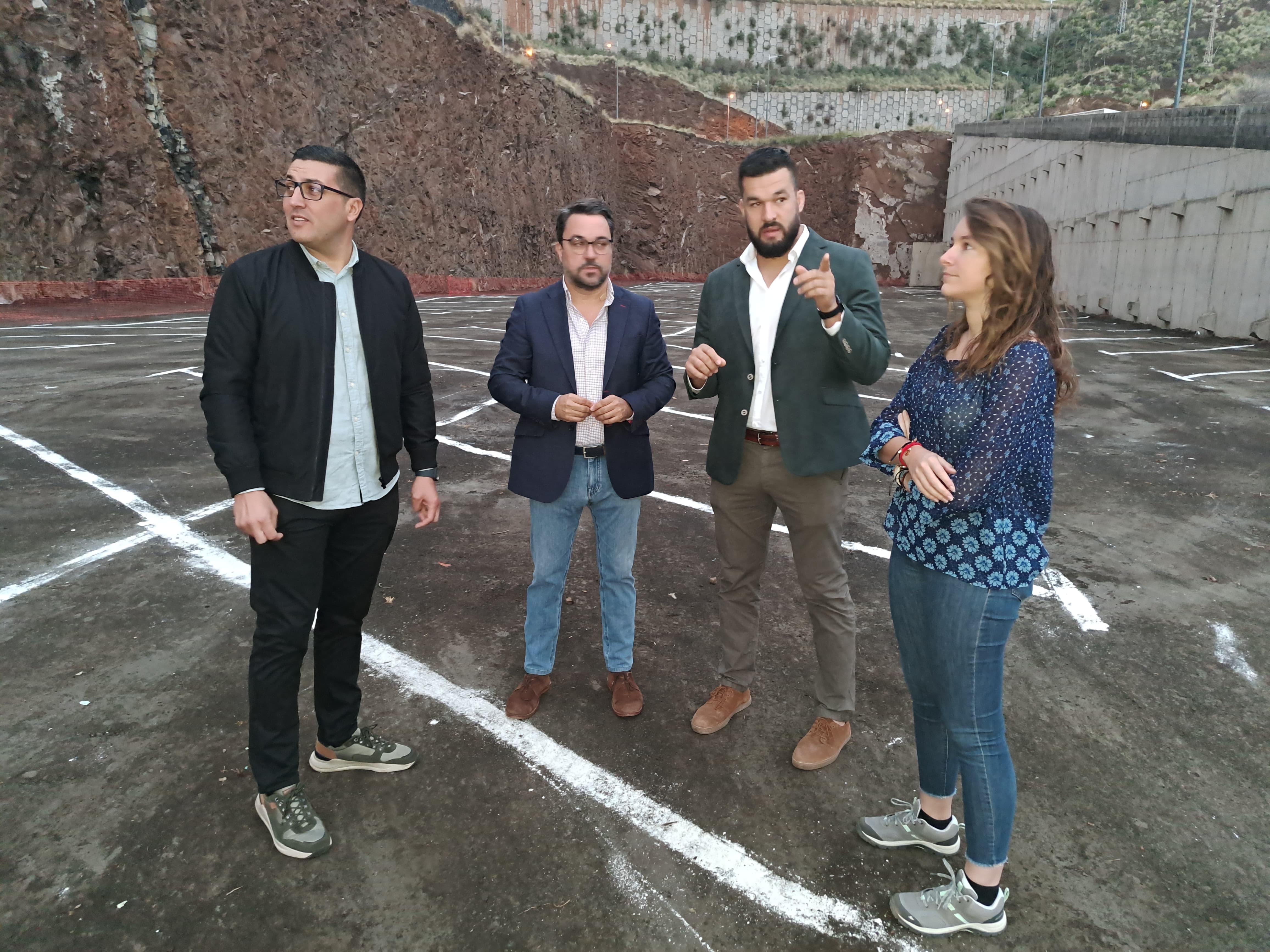 Aparcamientos zona sur Santa Cruz de La Palma