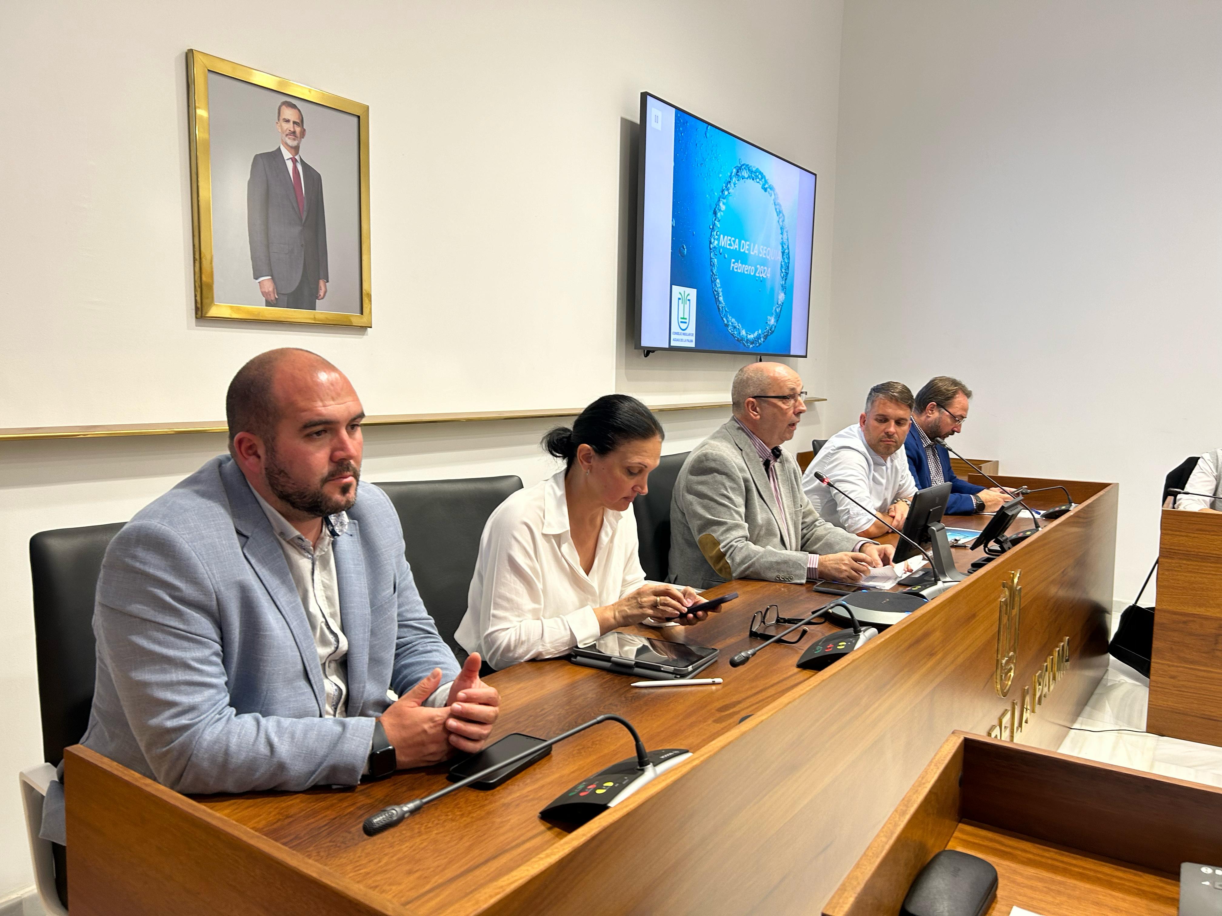 El Cabildo convoca la Mesa de la Sequía para avanzar en medidas a corto plazo que permitan contar con más recursos hídricos 