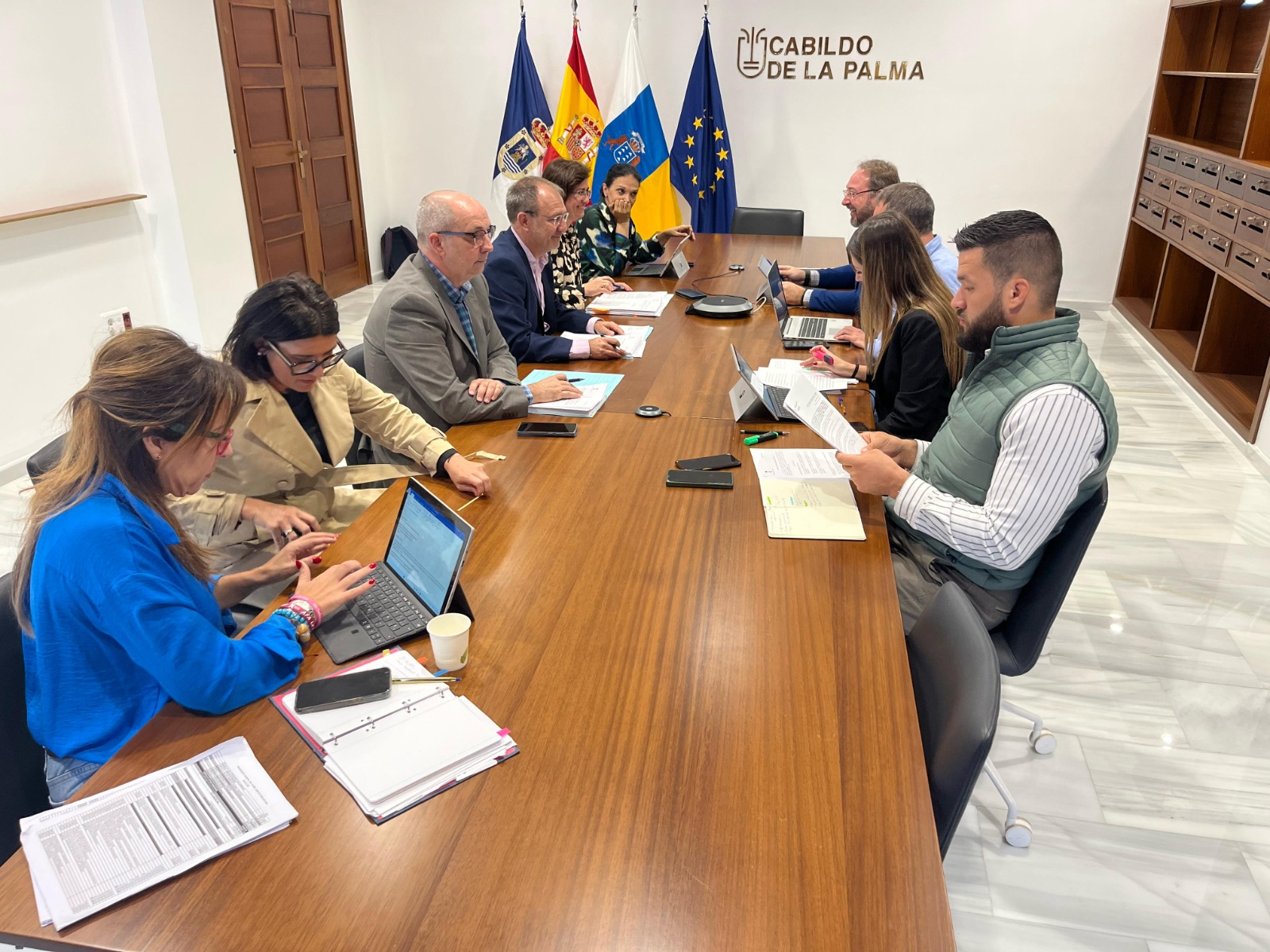 El Gobierno insular reestructura las áreas delegadas para afianzar su trabajo transversal 