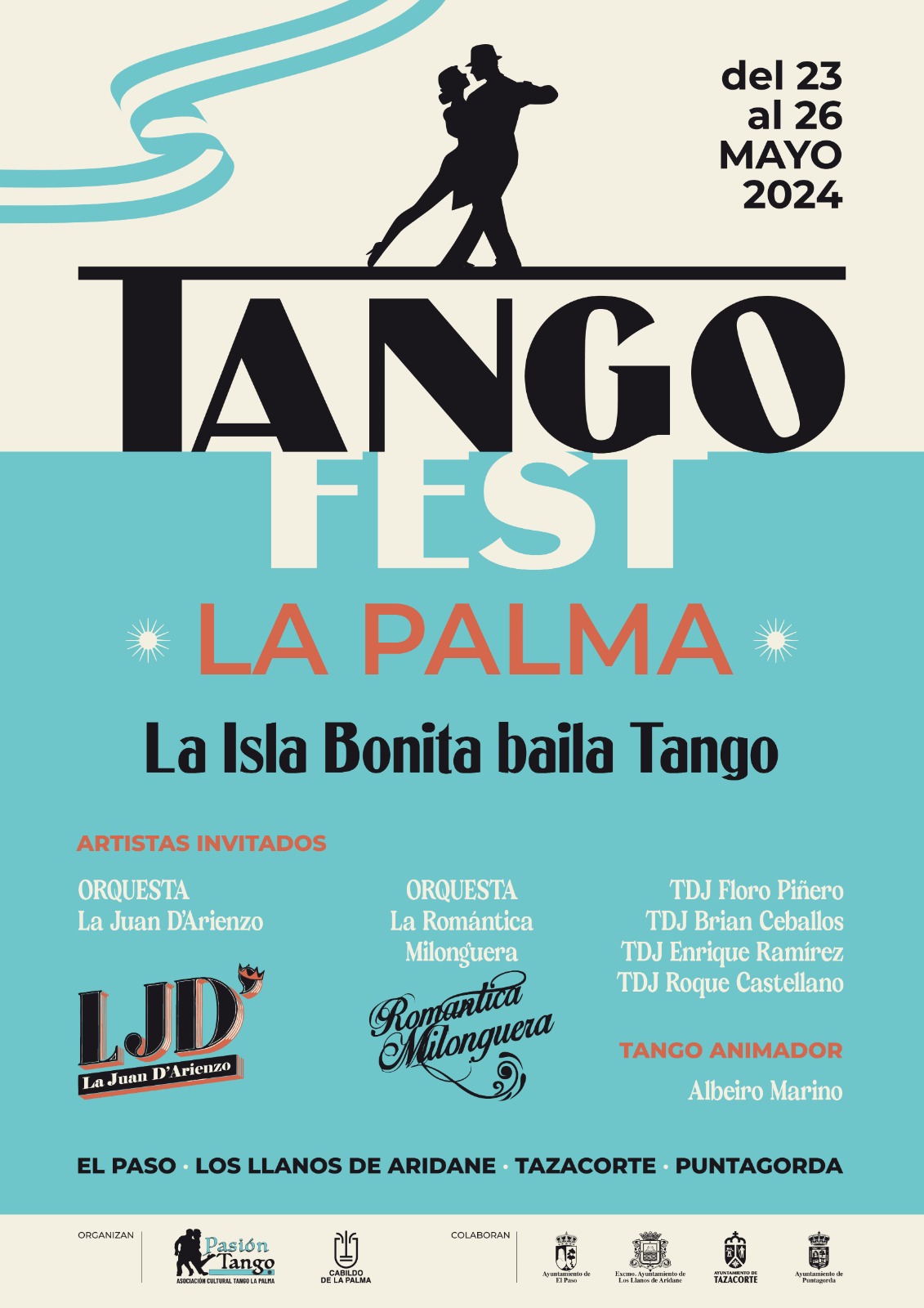 La Palma celebra la riqueza cultural y artística del tango con un festival dedicado a este género