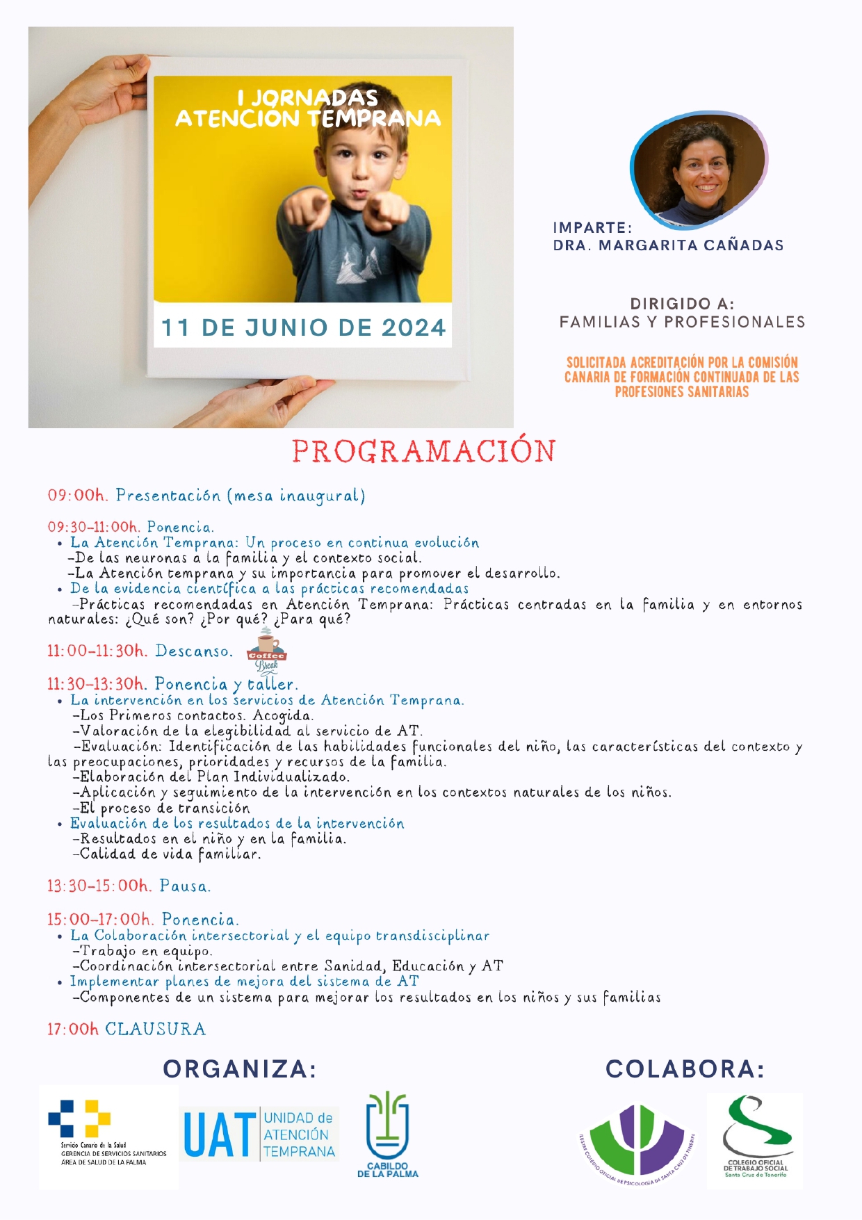 El Cabildo organiza junto a la Gerencia del Hospital de La Palma las I Jornadas de Atención Temprana