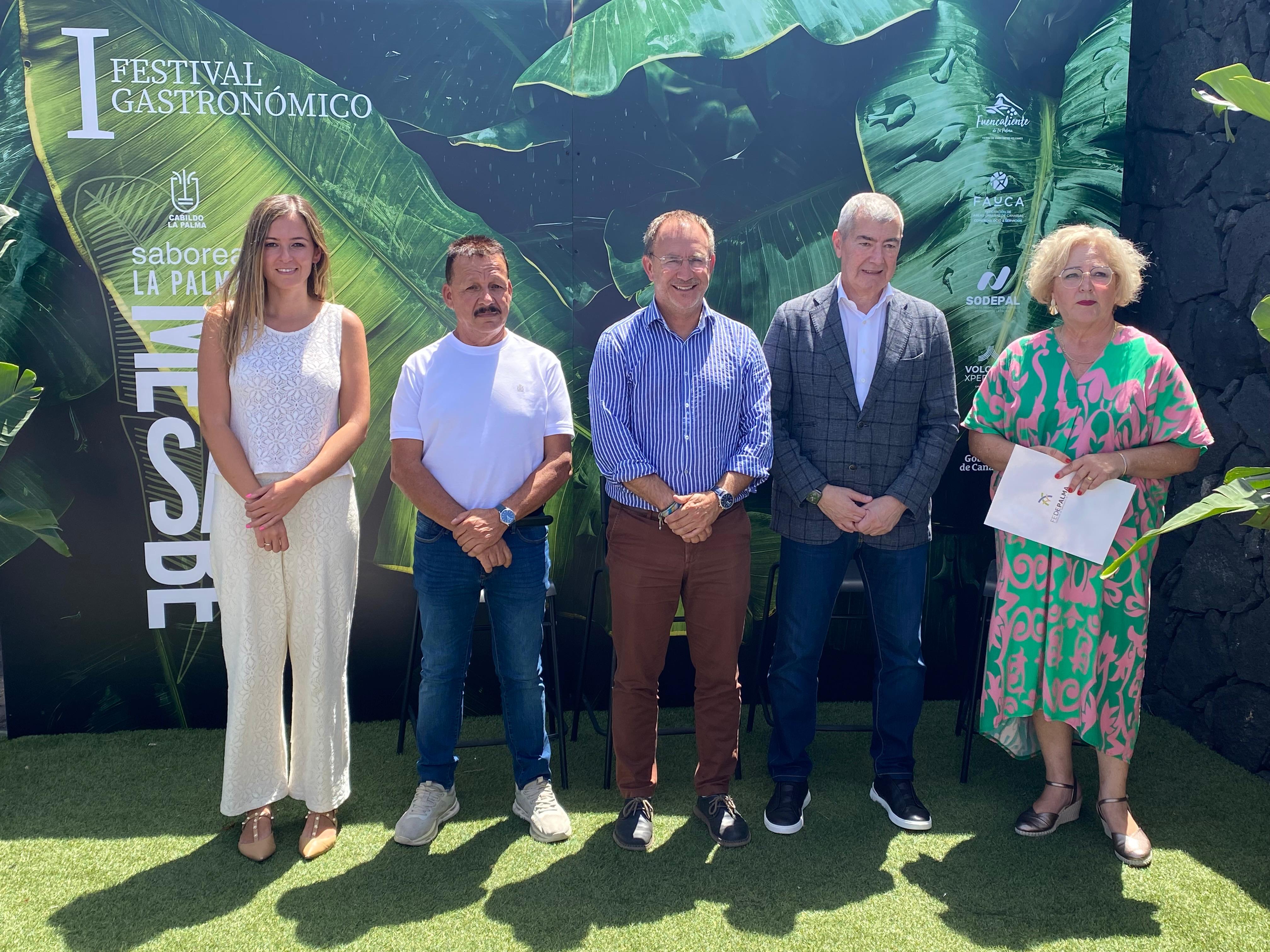 El Cabildo celebrará en octubre en Fuencaliente el primer Festival Gastronómico Saborea La Palma