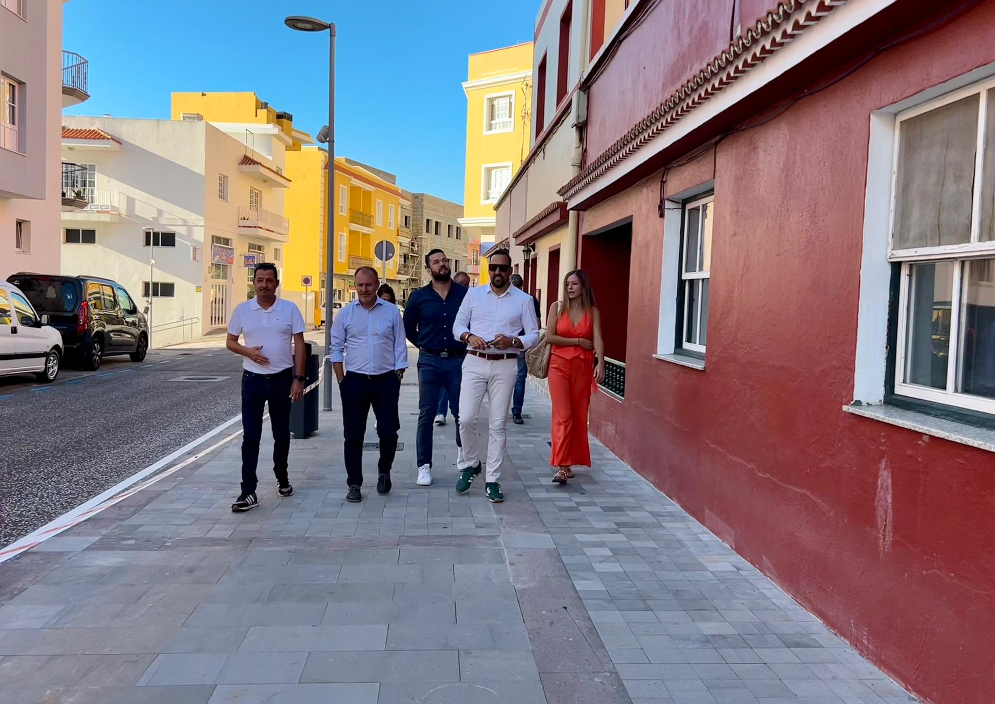 El Cabildo de La Palma culmina las obras de la Zona Comercial Abierta de Breña Alta 