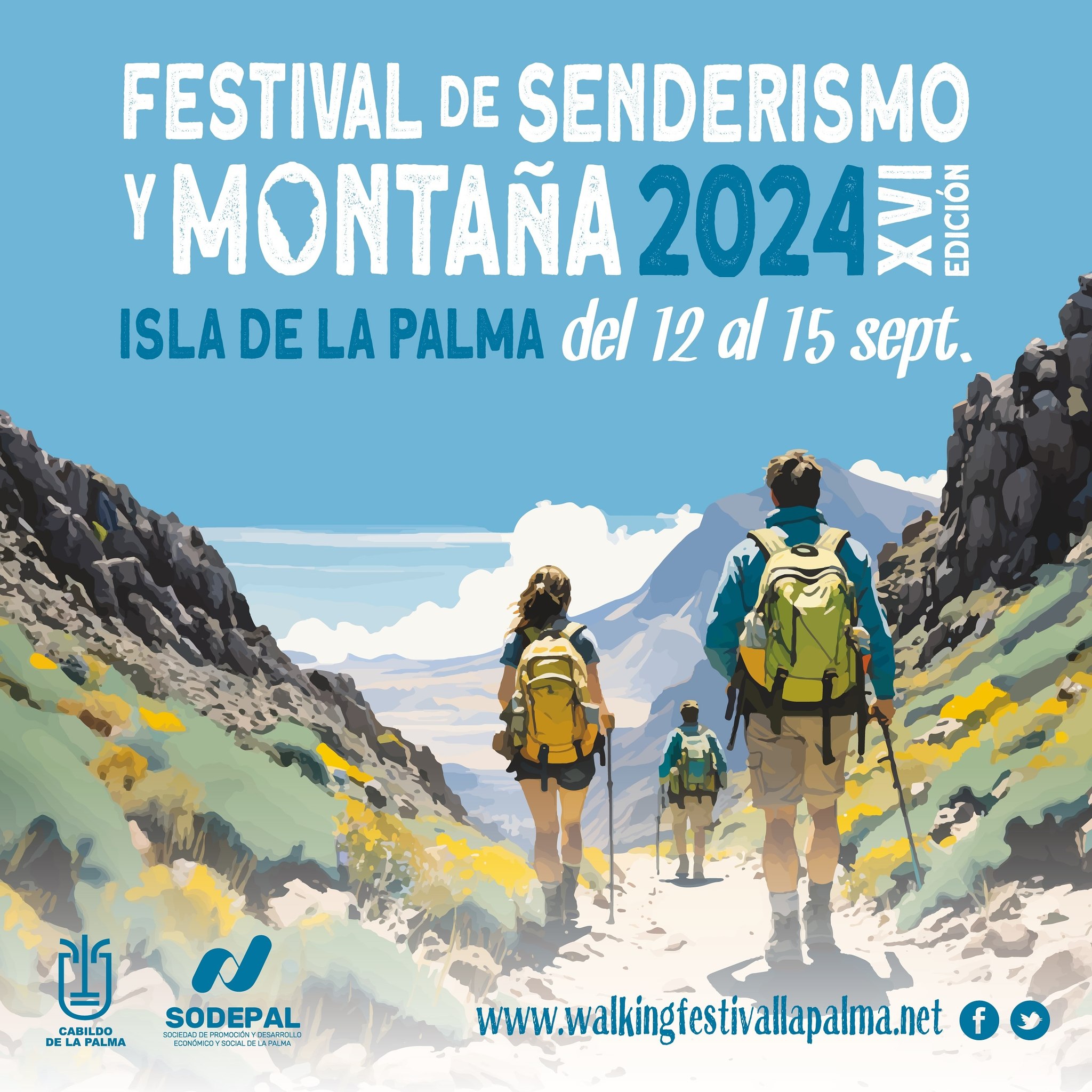 Más de 360 personas participarán en el Festival de Senderismo y Montaña Isla de La Palma
