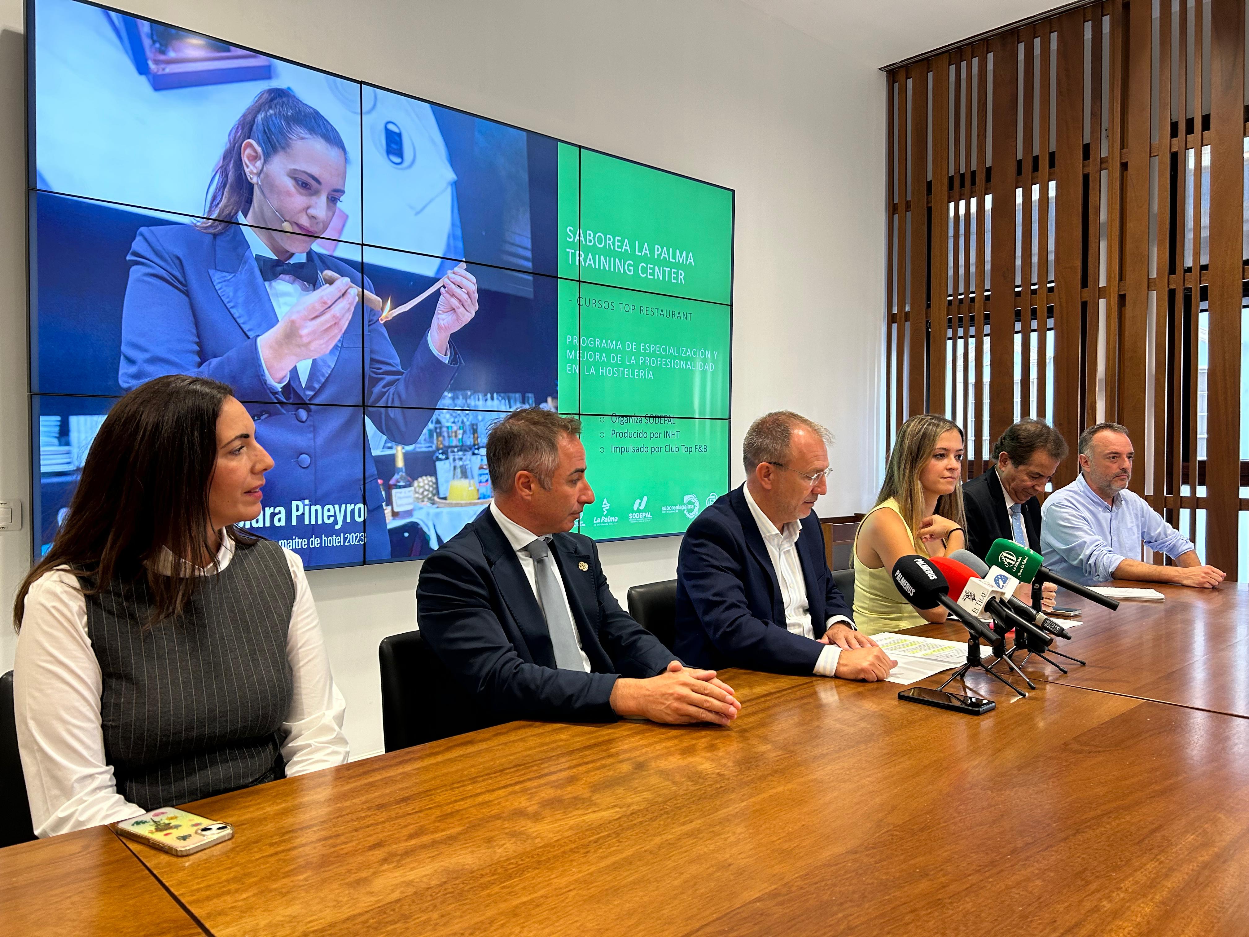 El Cabildo apuesta por la profesionalización del sector gastronómico con la creación de ‘Saborea La Palma Training Center’