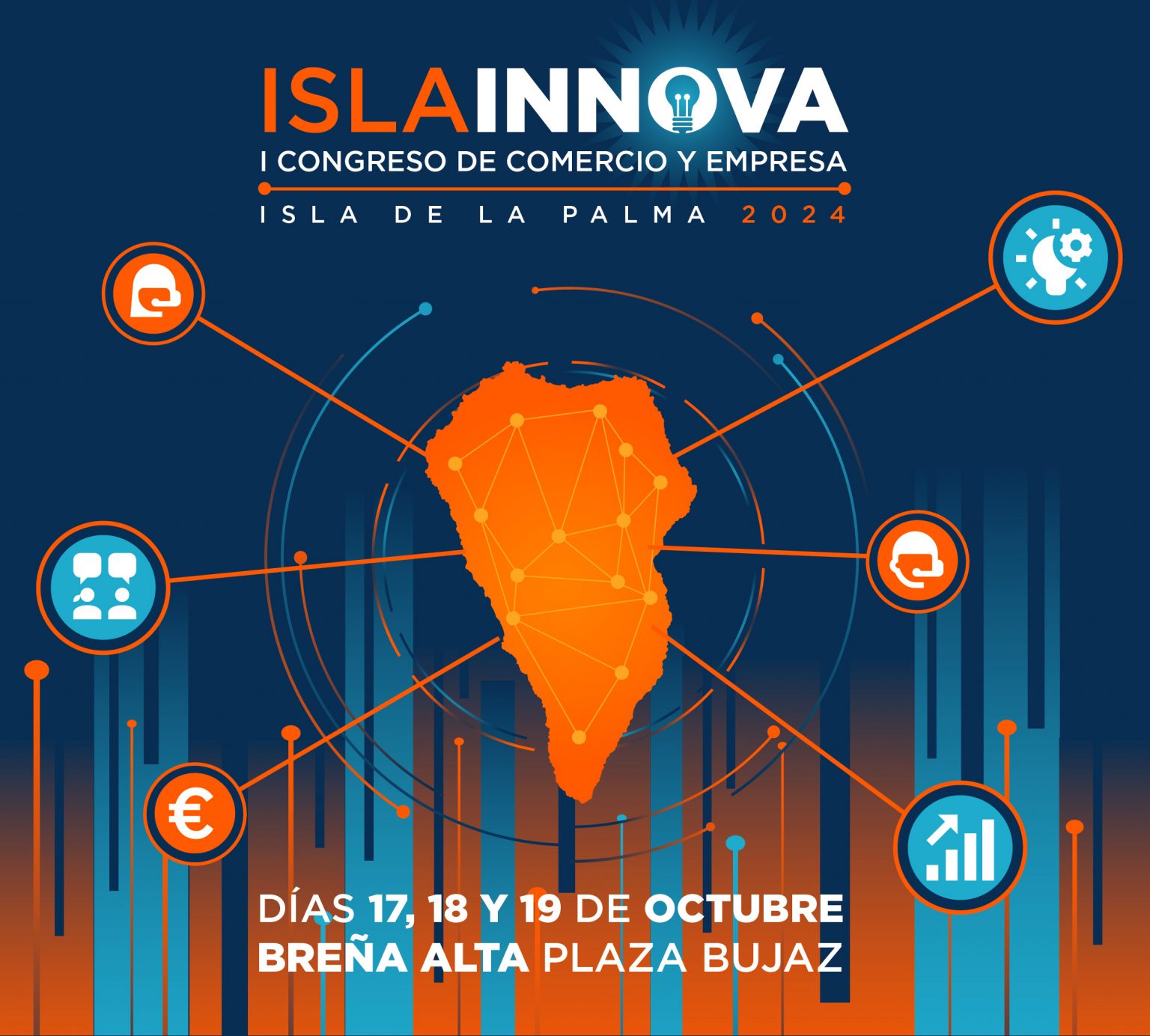 El Cabildo celebra ‘IslaInnova: I Congreso de Comercio y Empresa’ en apoyo al tejido empresarial de la isla de La Palma