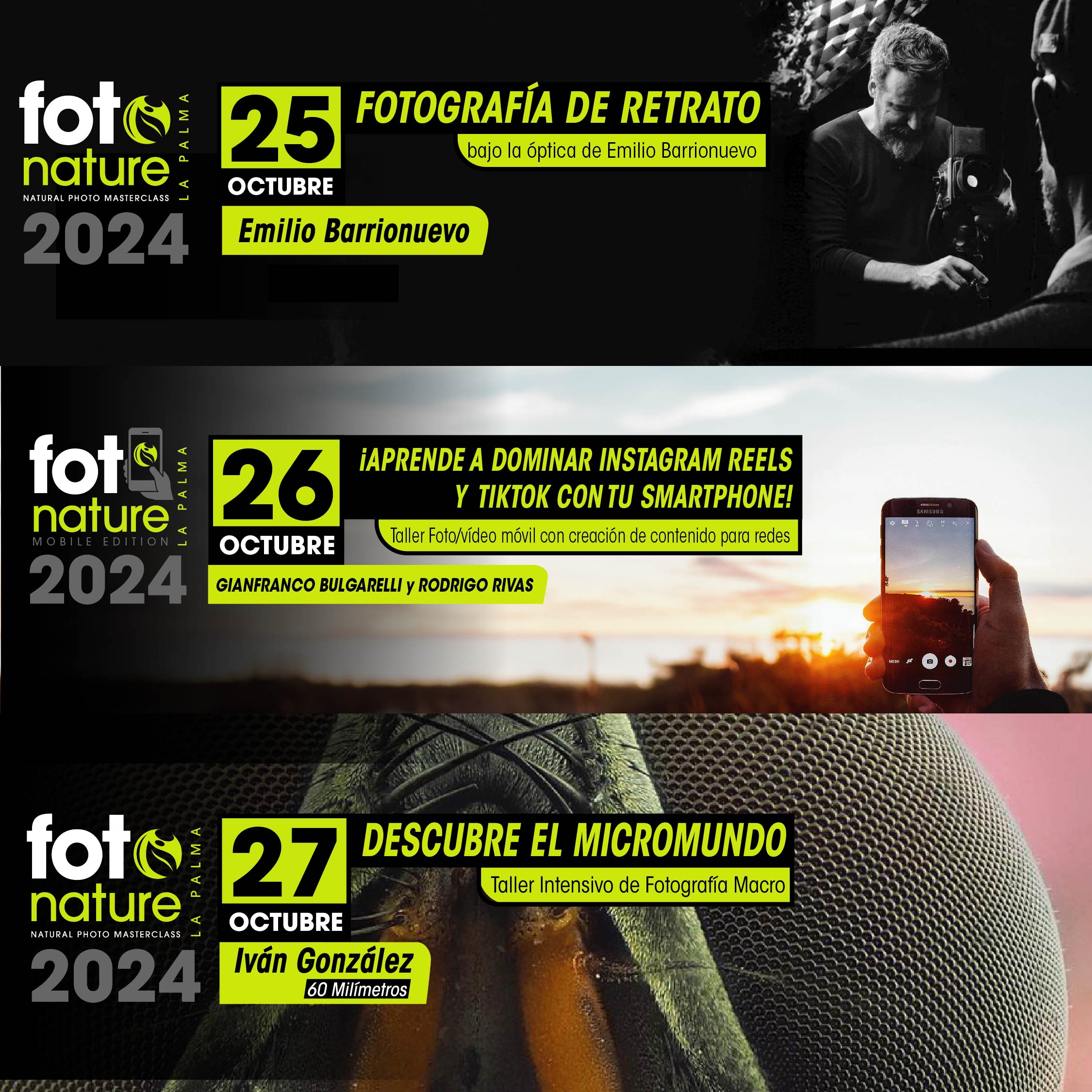 Fotonature 2024 potencia la formación de fotógrafos aficionados y profesionales de la Isla