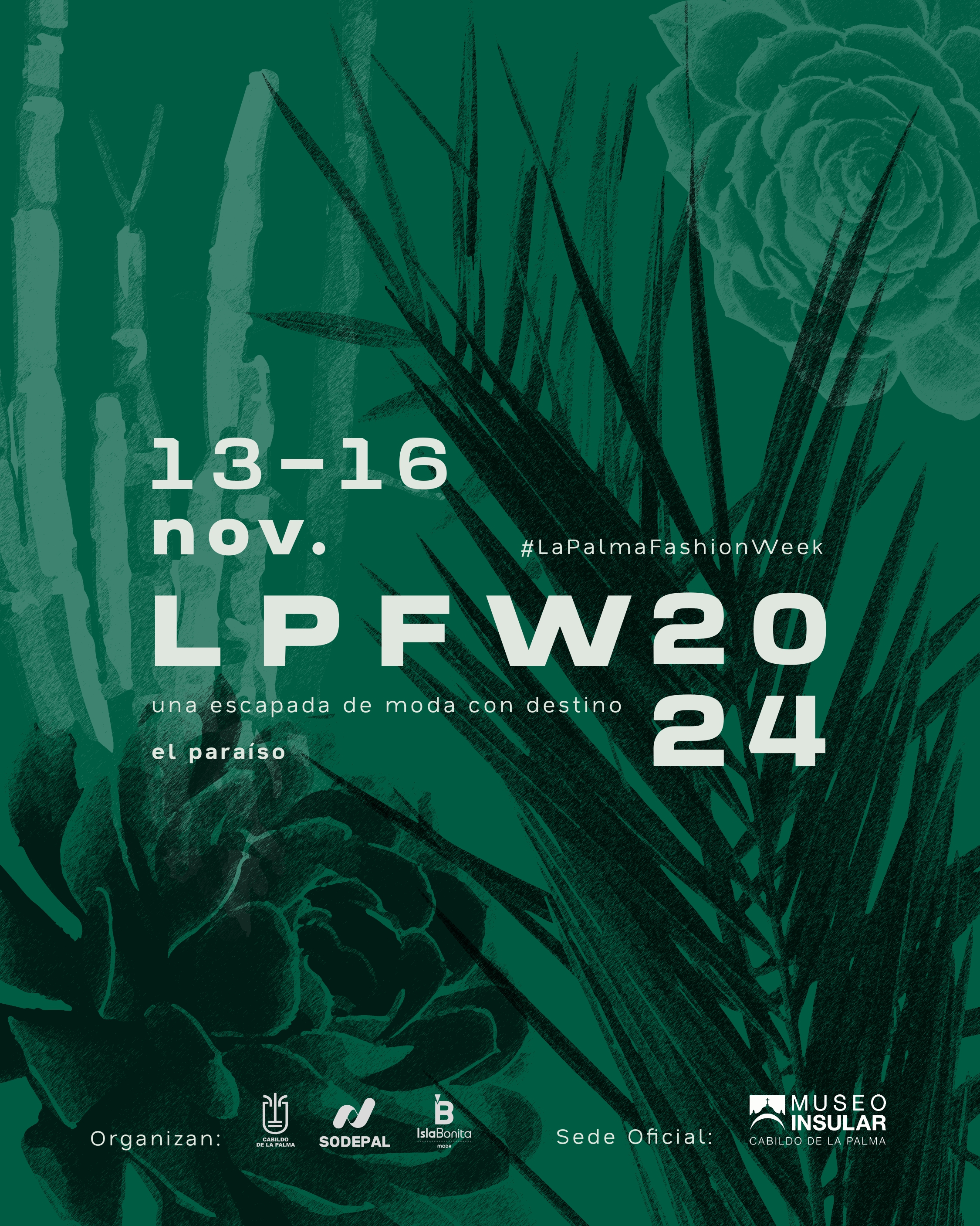 La nueva edición de La Palma Fashion Week se celebrará del 13 al 16 de noviembre en el Museo Insular de San Francisco
